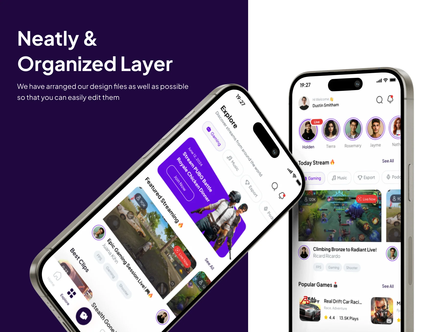 MainStream - Live Streaming Game Premium UI KIts App 3