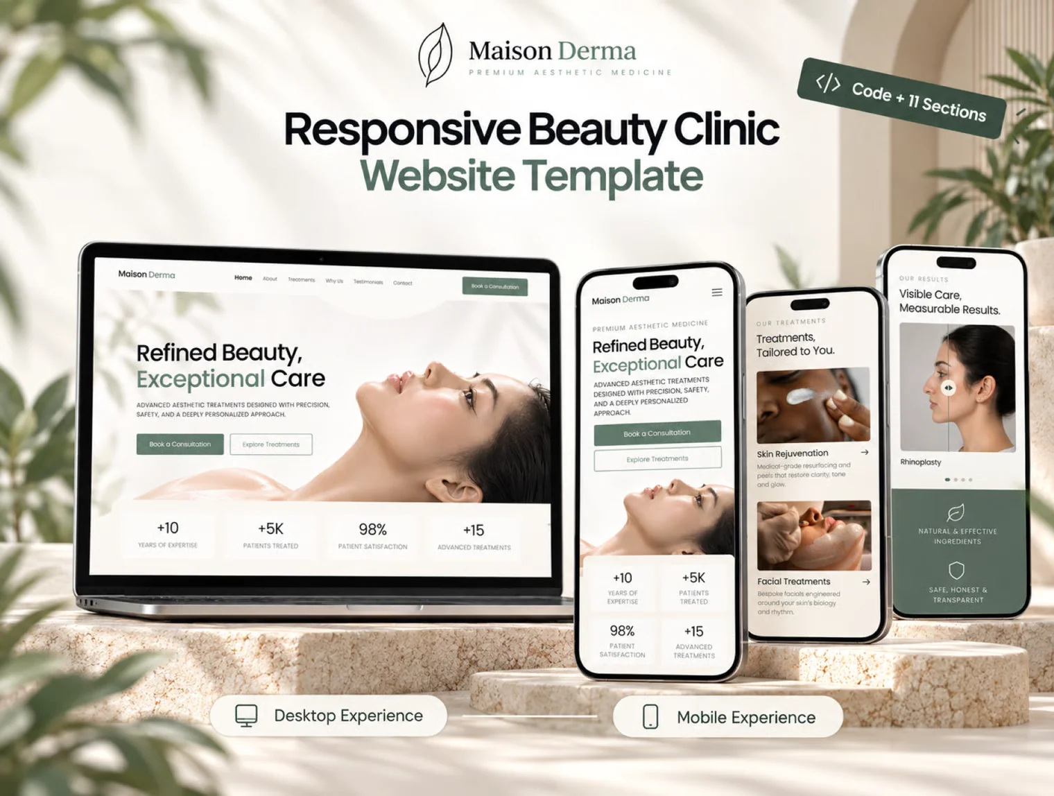 Maison Derma - Beauty Clinic Next.js Website Template 2