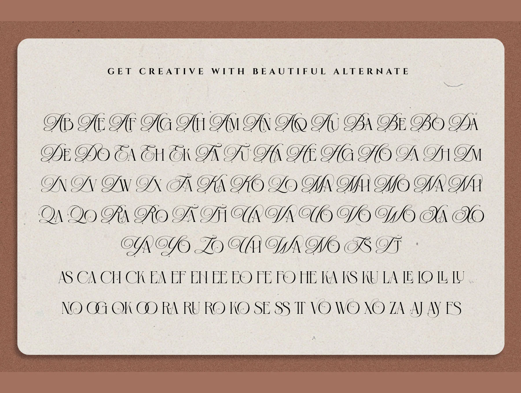 Majestic Love Beautiful Hybrid Serif Font 8