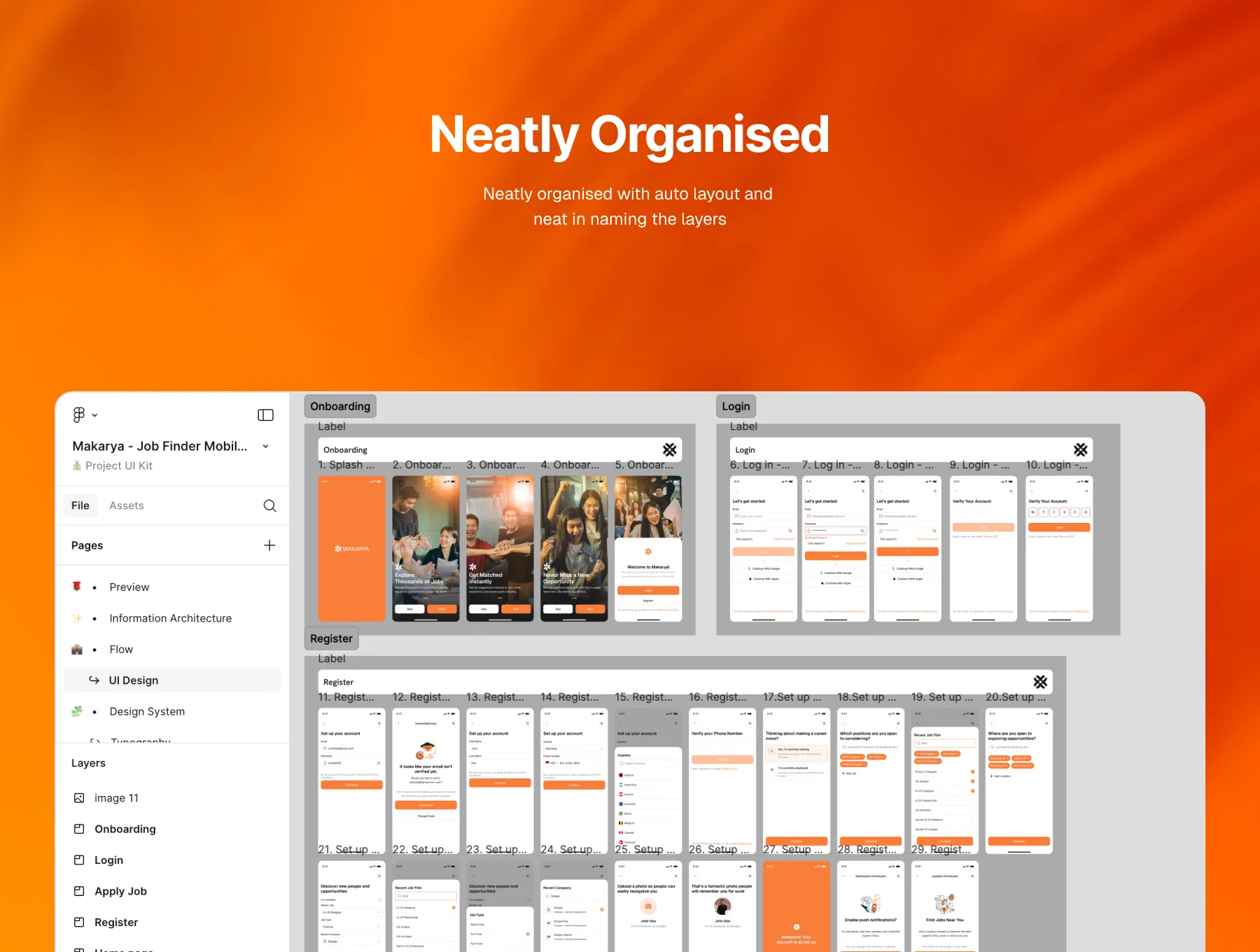 Makarya – Job Finder Mobile App UI Kit 3