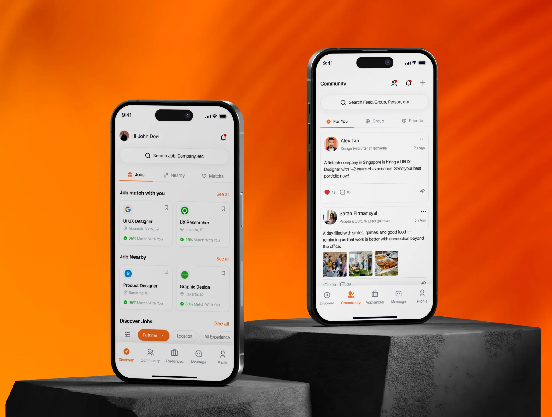 Makarya – Job Finder Mobile App UI Kit 6
