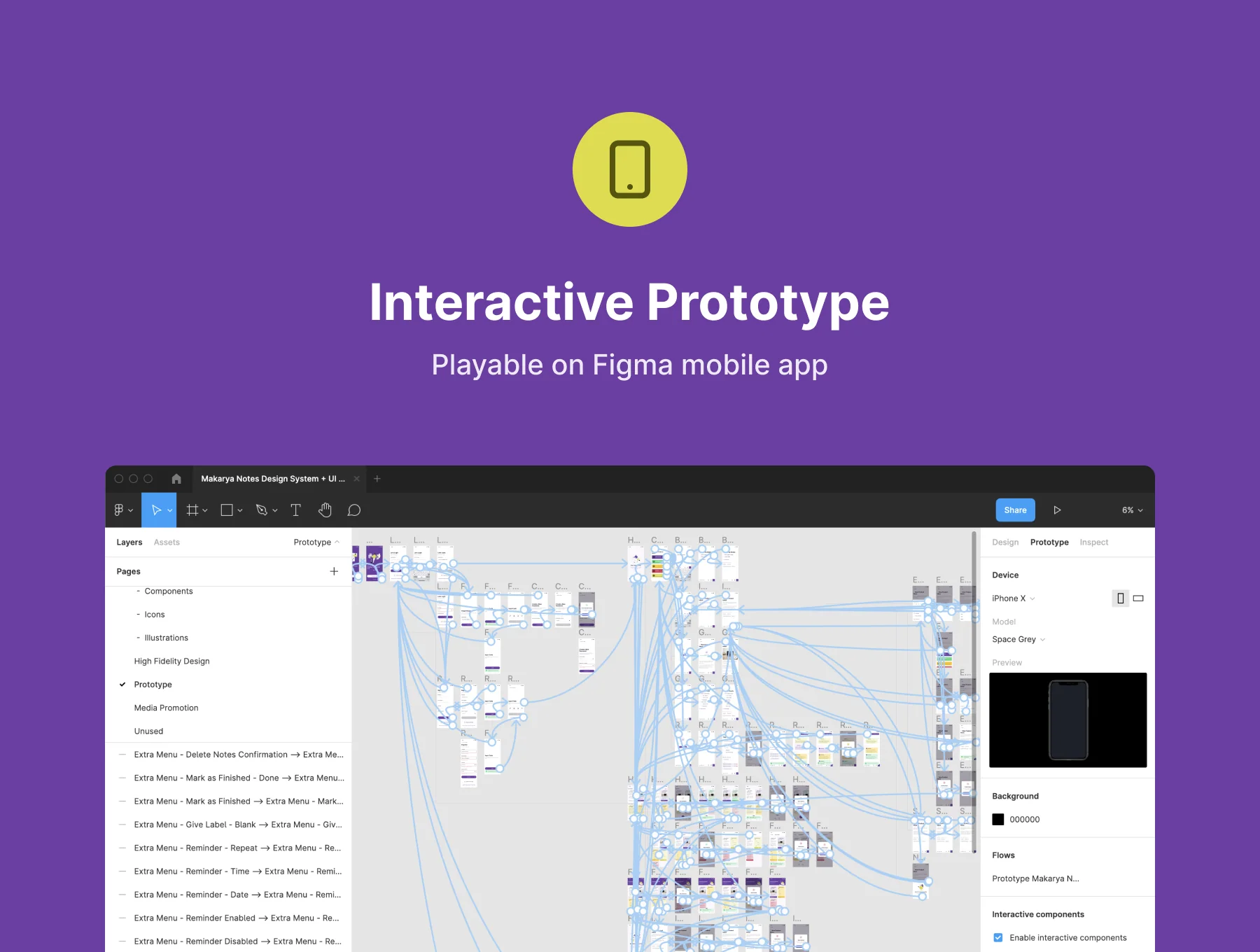 Makarya Notes - Advanced Note Taking App - Design System & UI Kit 3