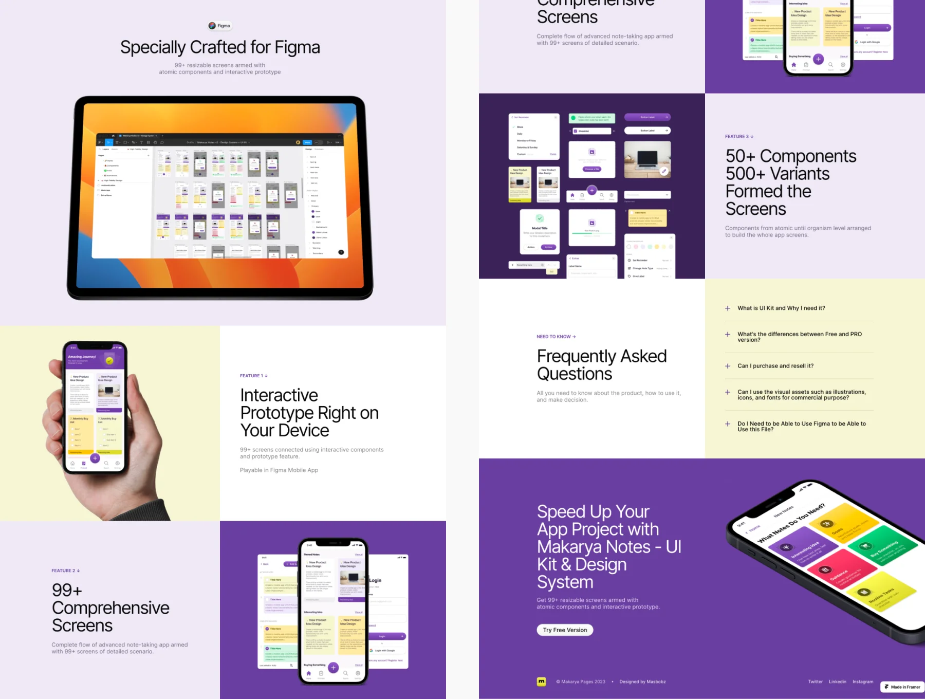Makarya Pages - Framer Website Template 2