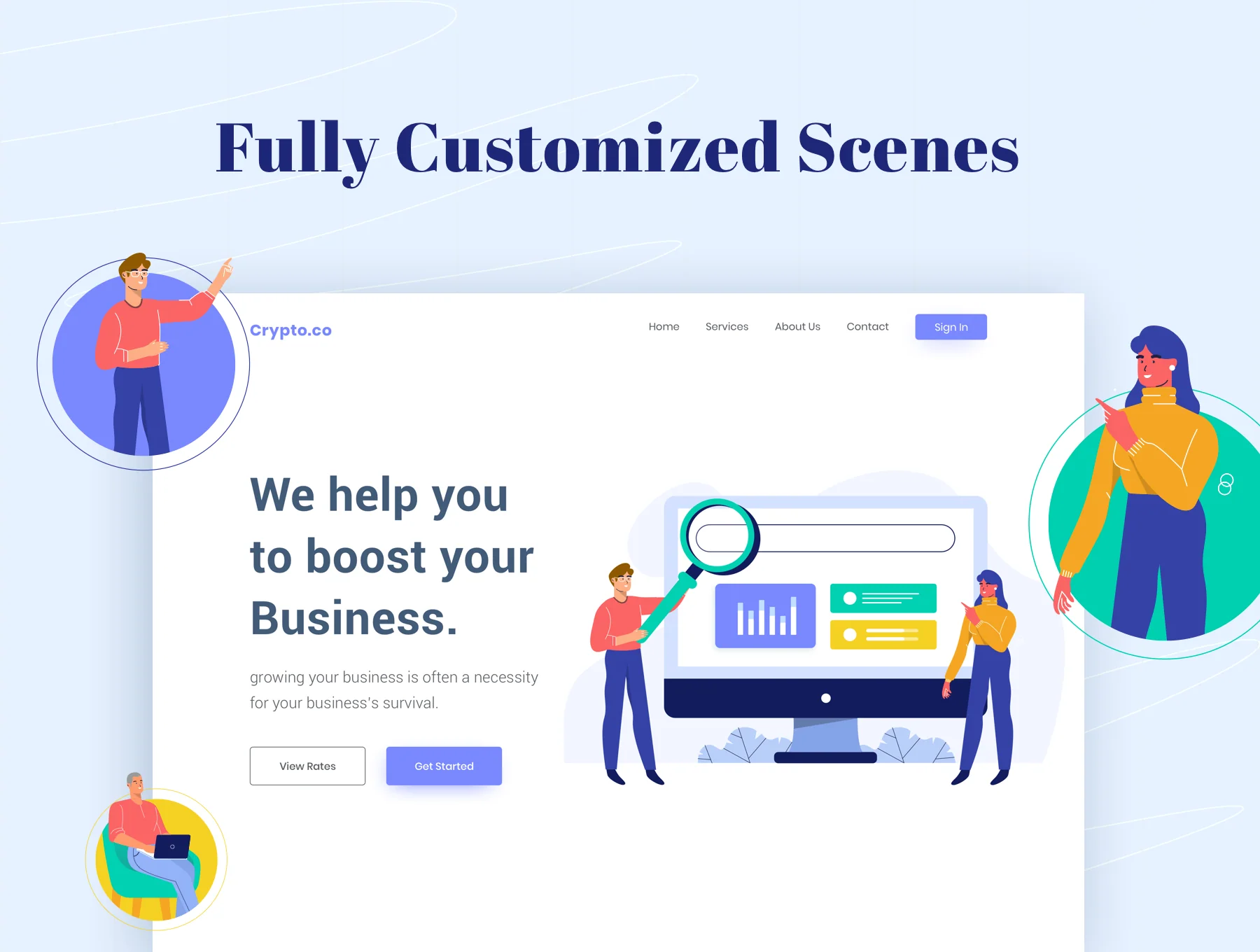 Makaryo - Start up Website E-Commerce Illustration 2