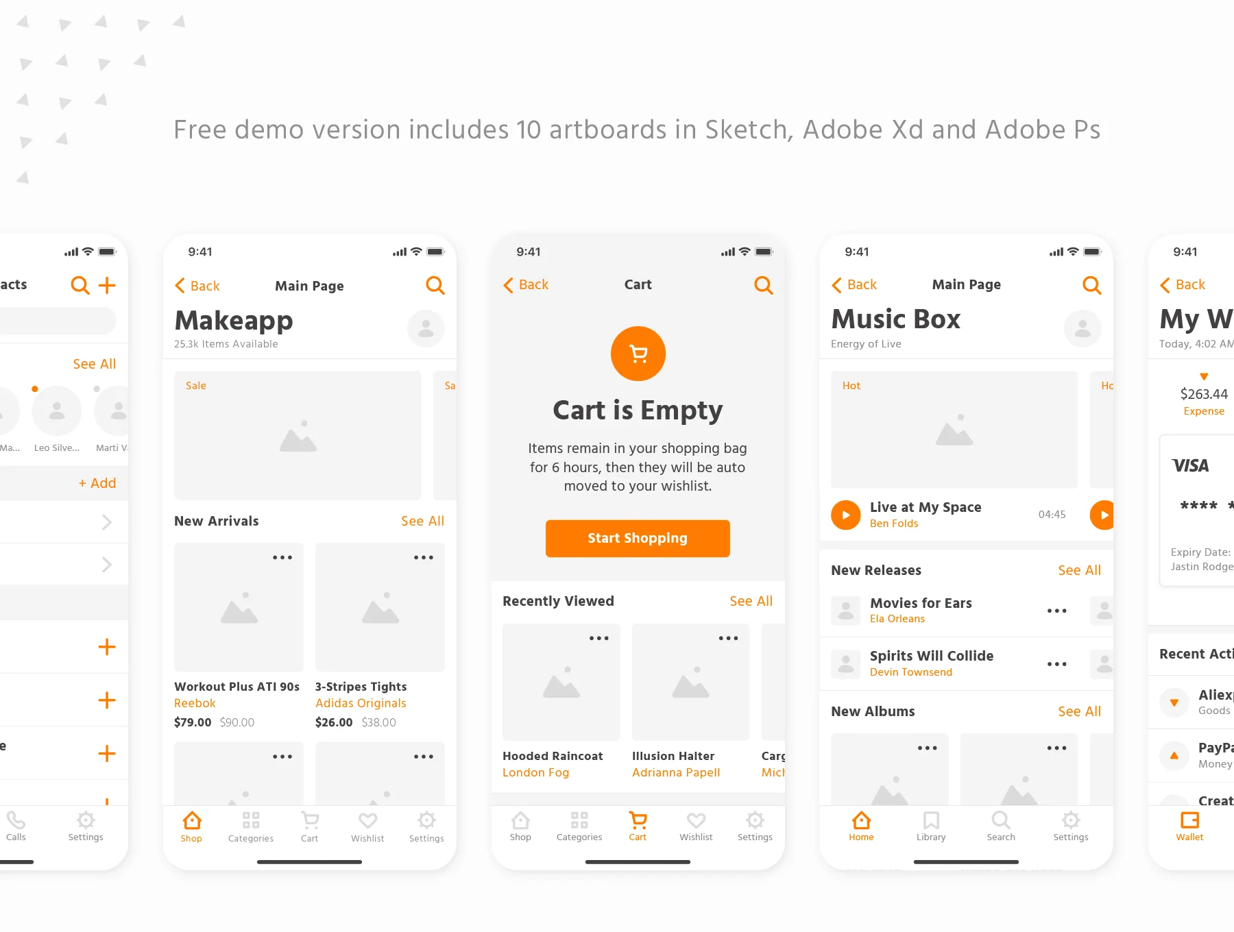 Makeapp Wireframe Kit 6