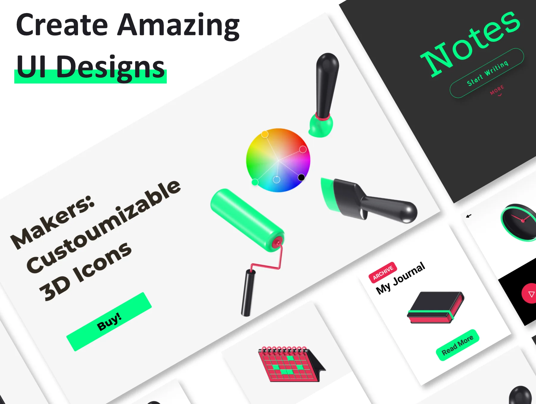 Makers - 3D Icons 3