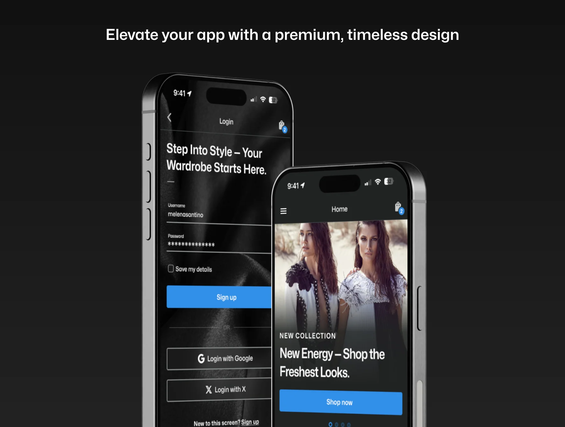 Malèna - Shopping Mobile UI Kit 4