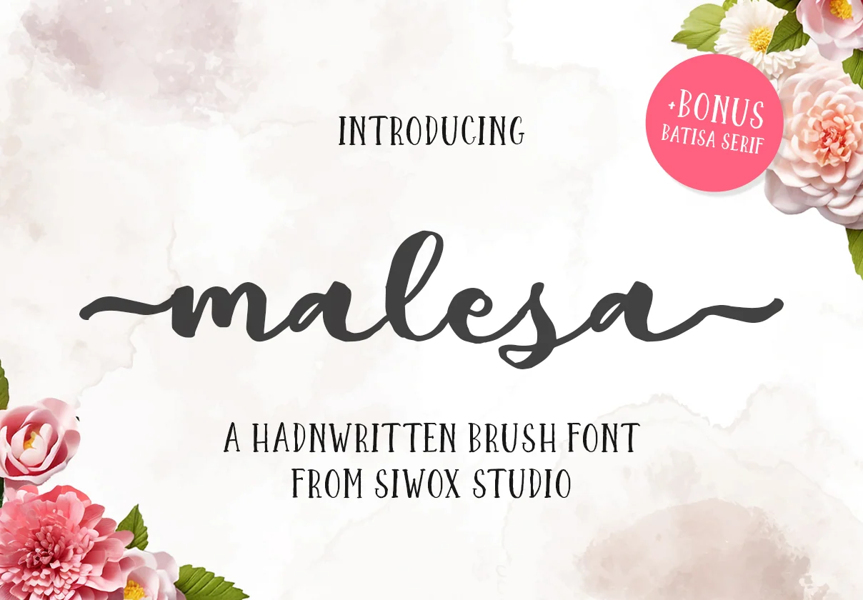 Malesa Brush font