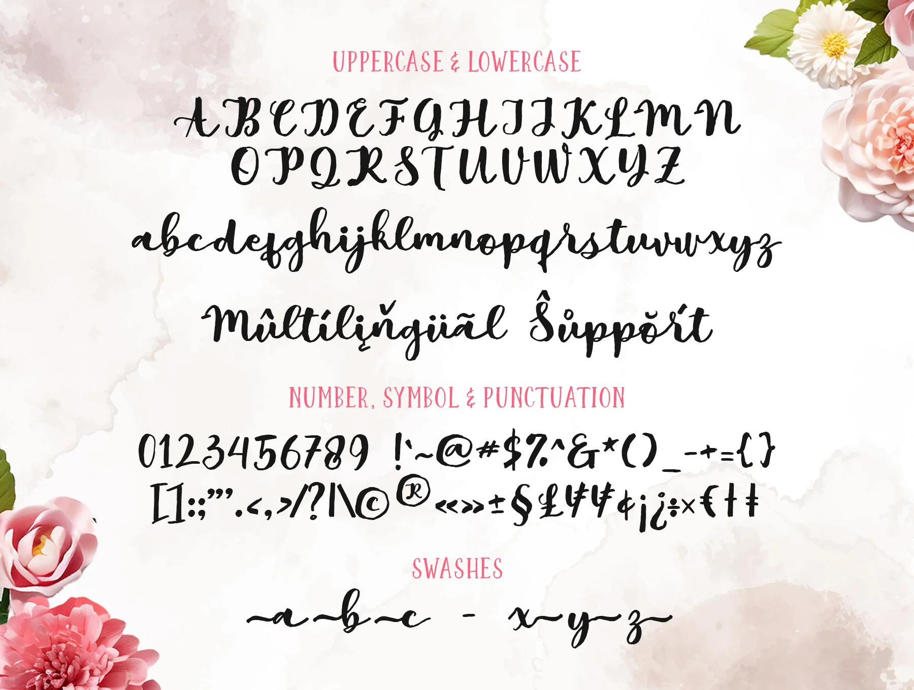 Malesa Brush font 5