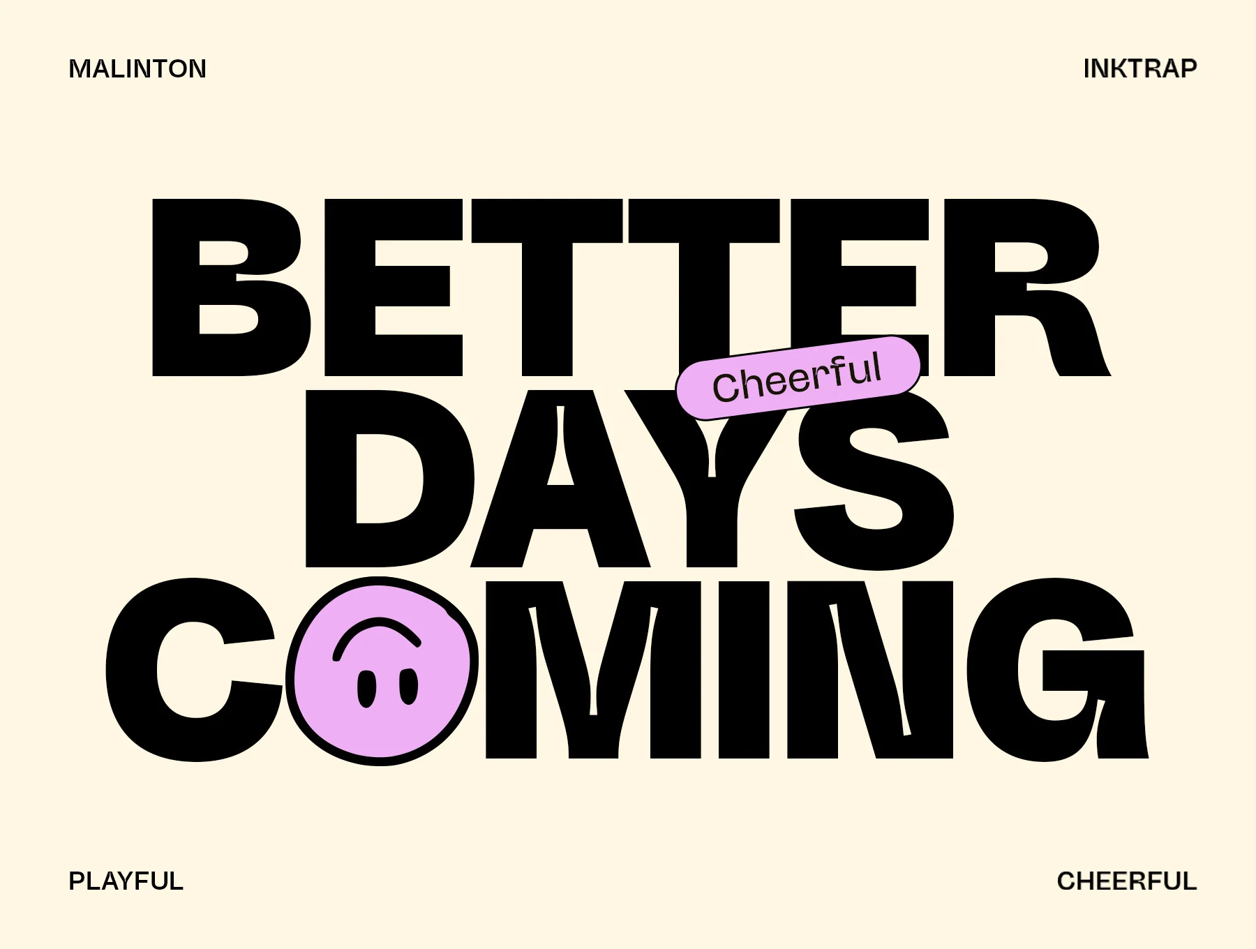 Malinton - Display Sans Serif Font 3