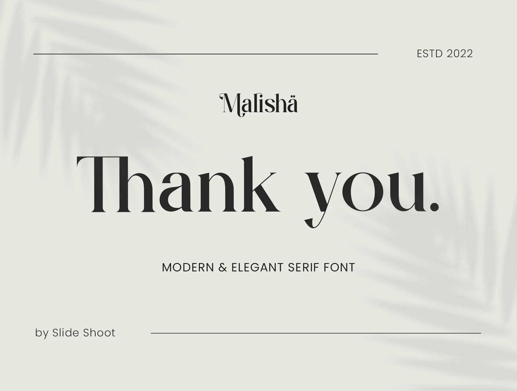 Malisha Serif 11