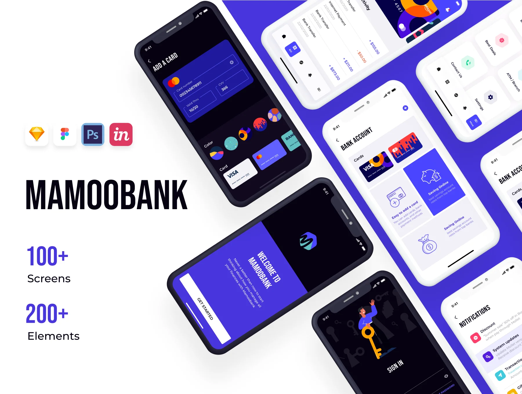 Mamoobank - Light mode & Dark mode