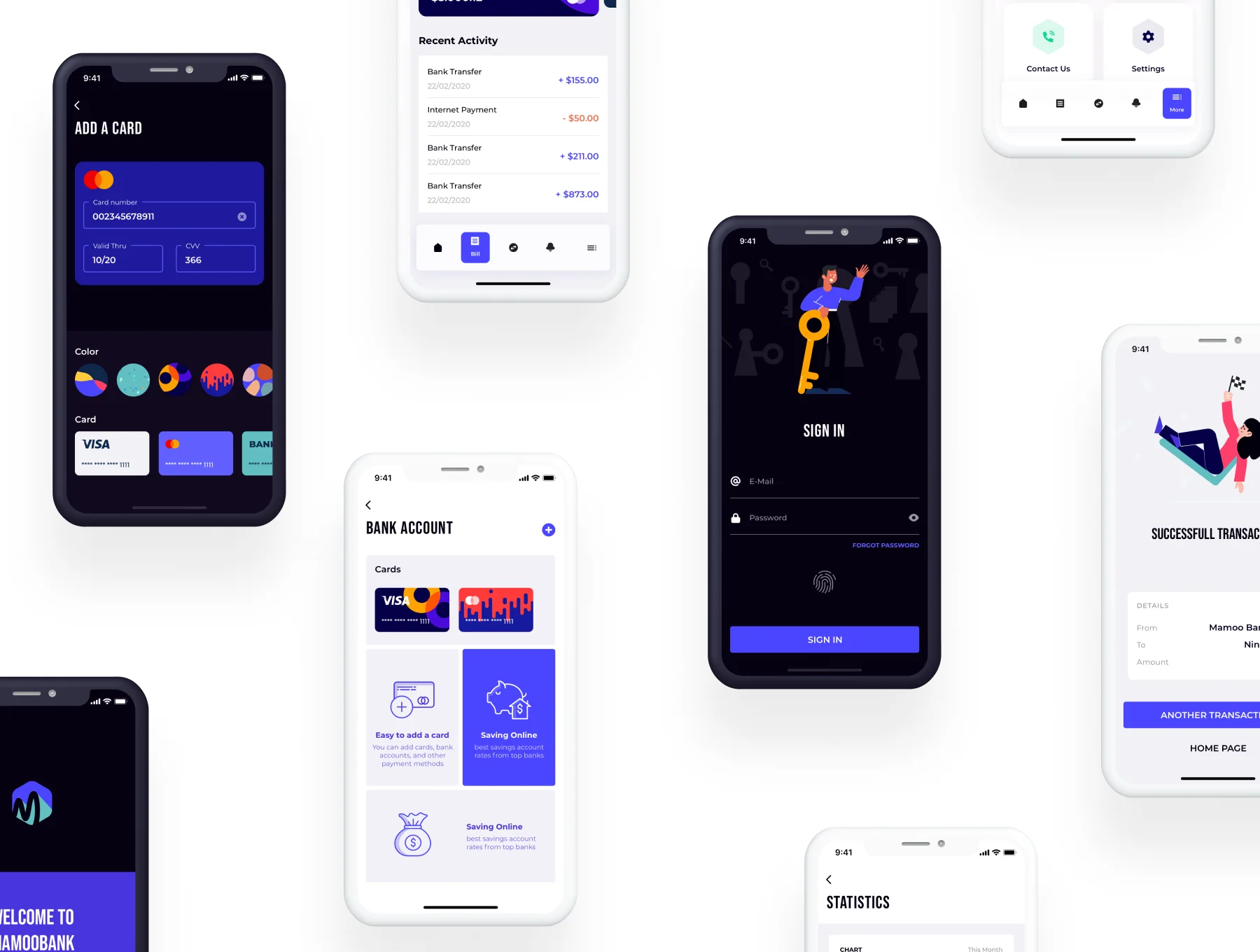 Mamoobank - Light mode & Dark mode 3