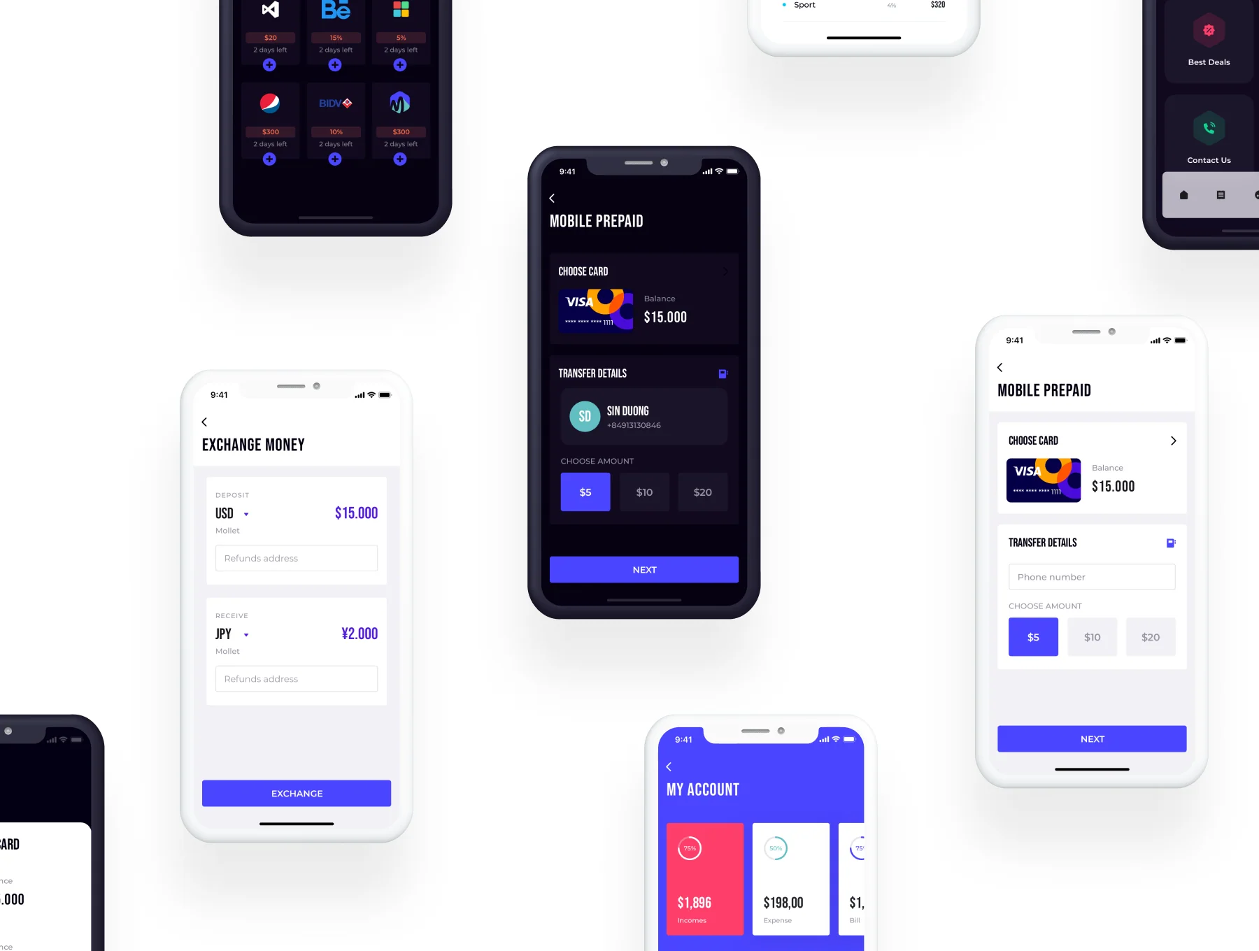 Mamoobank - Light mode & Dark mode 6