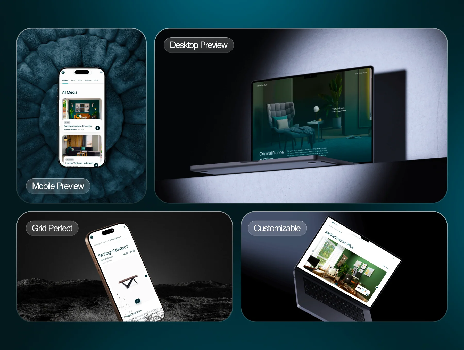 Mana -Furniture Website UI Kit 2