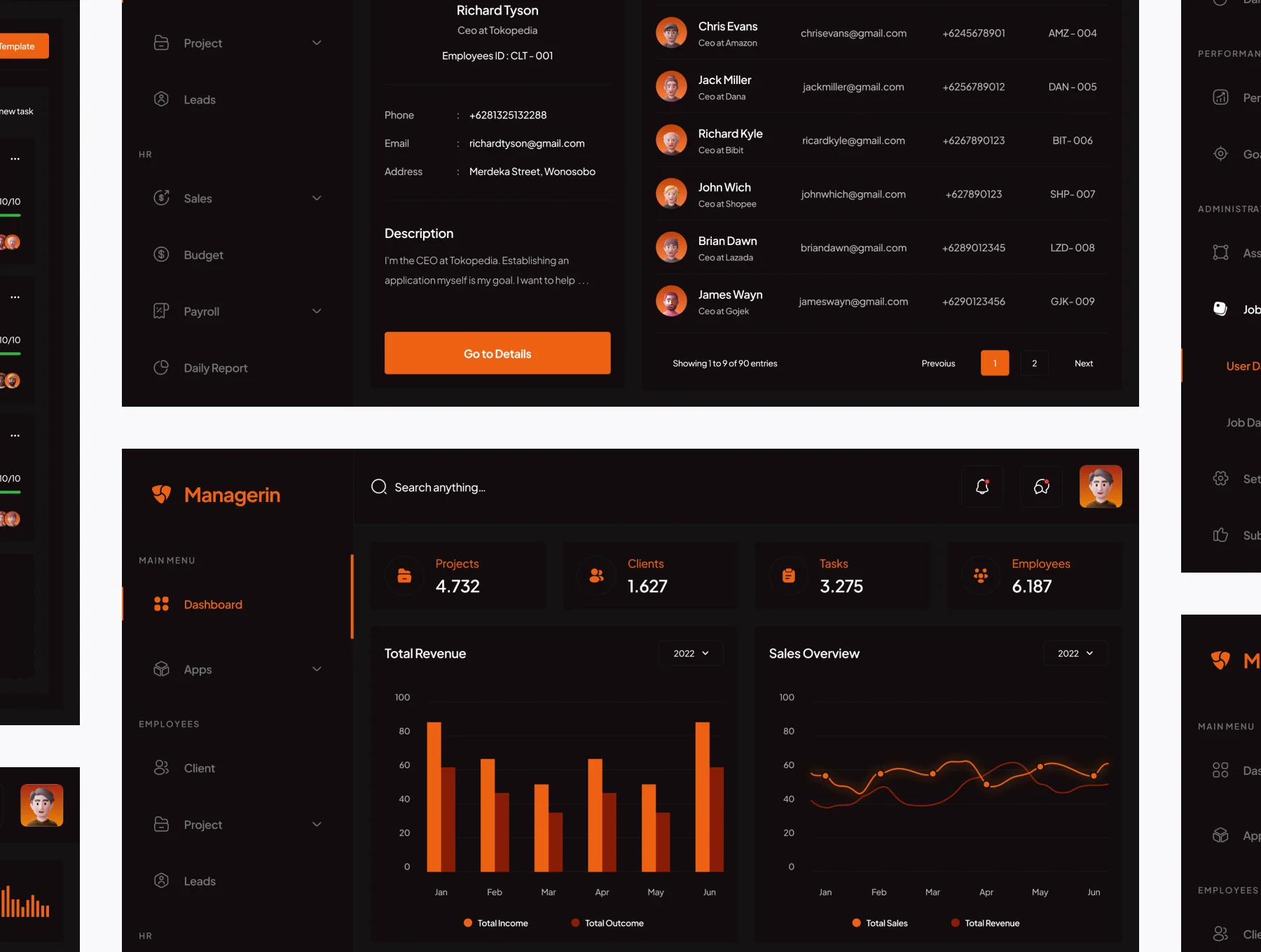 Managerin - Business Management Dashboard UI Kit 6