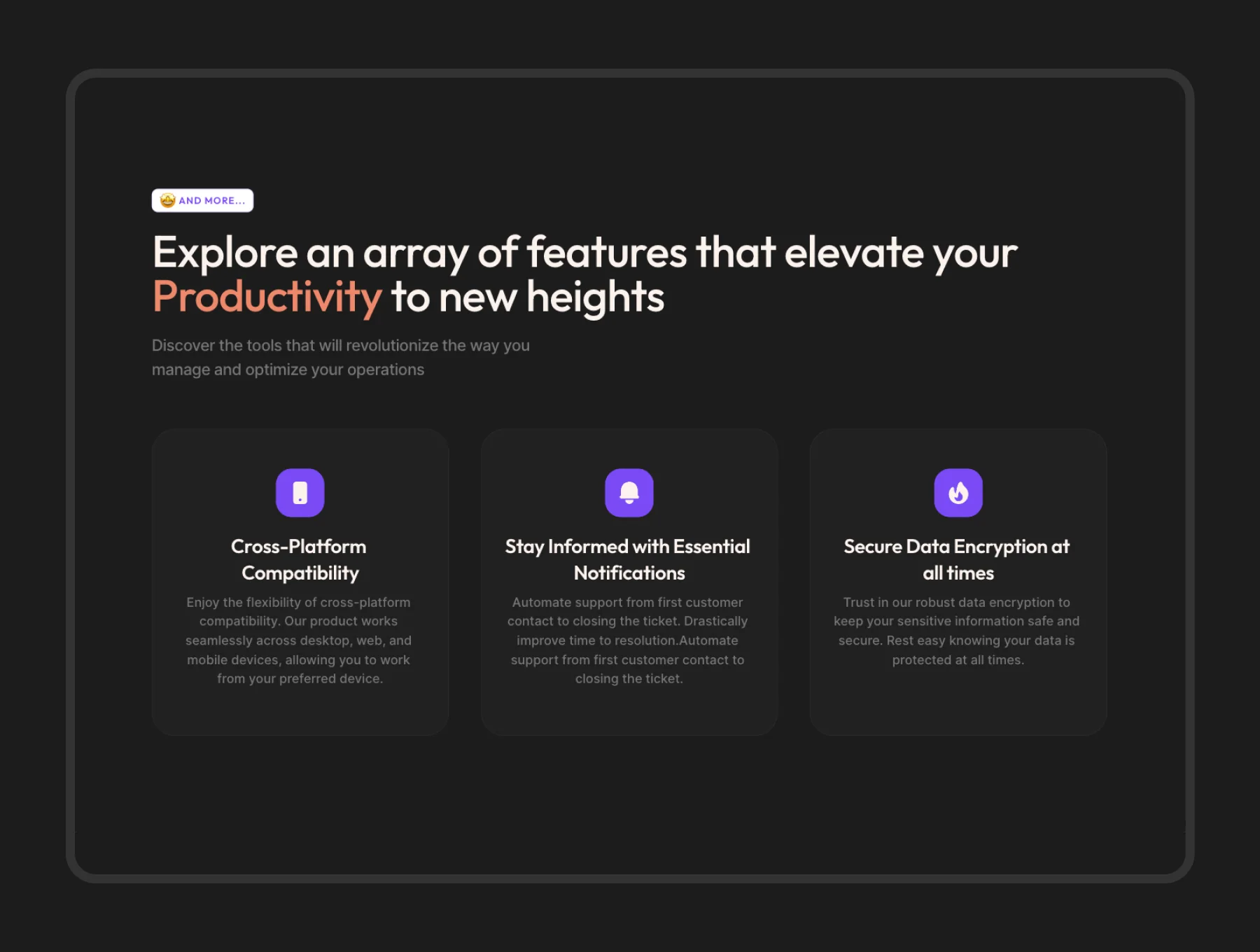 ManageWise — SaaS Product Landing Page 3