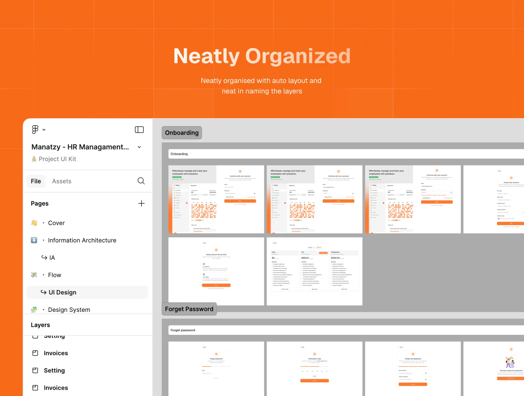 Manatzy – HR Management Dashboard UI Kit 3