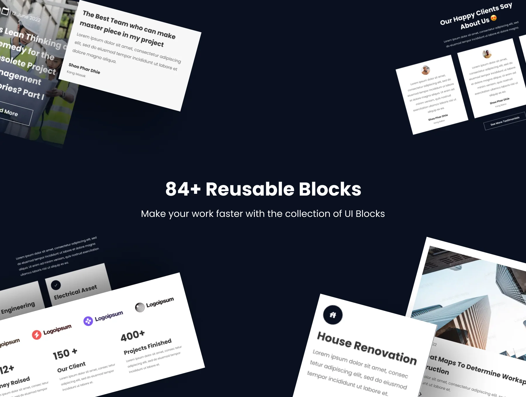 Mandor Construction Website UI Kit 3