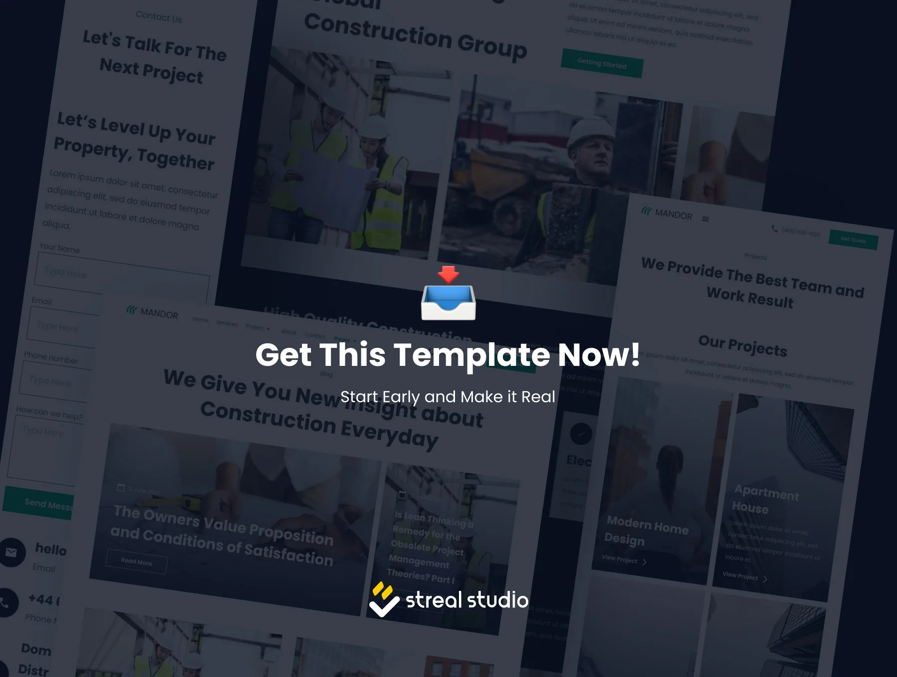 Mandor Construction Website UI Kit 6