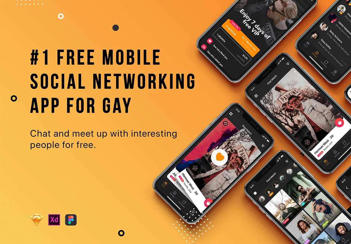 ManHunt - Dating app UI Kit