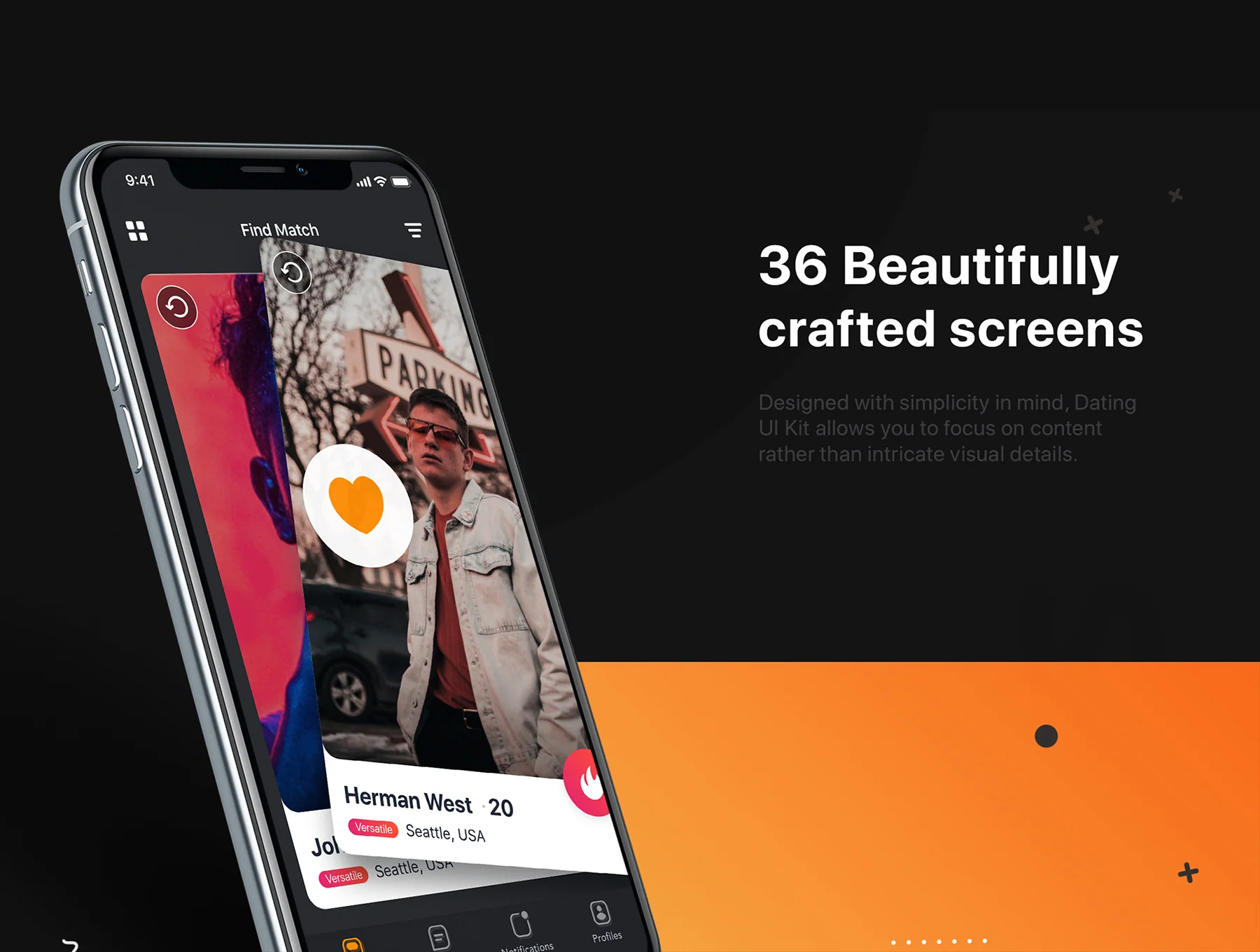 ManHunt - Dating app UI Kit 3