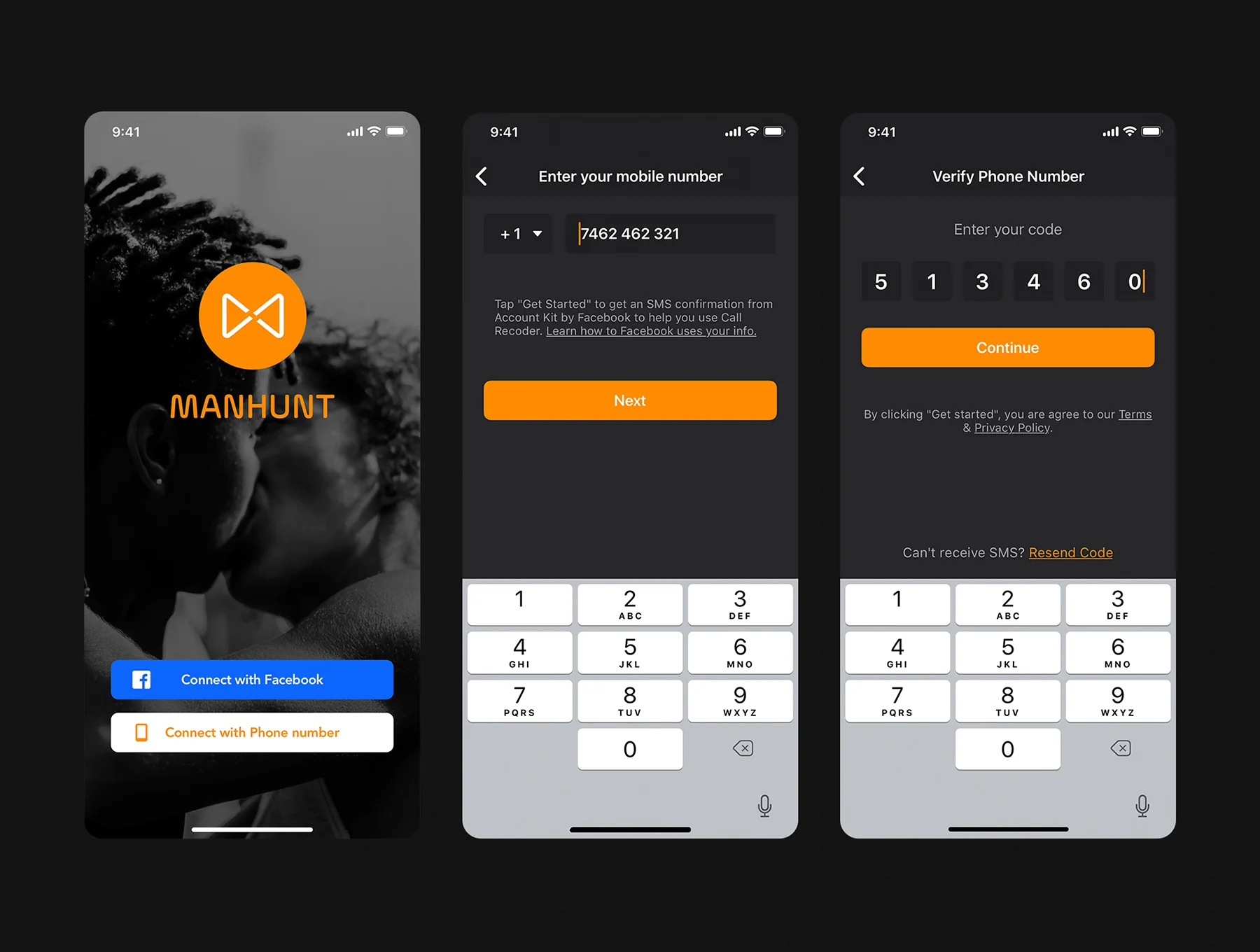 ManHunt - Dating app UI Kit 5