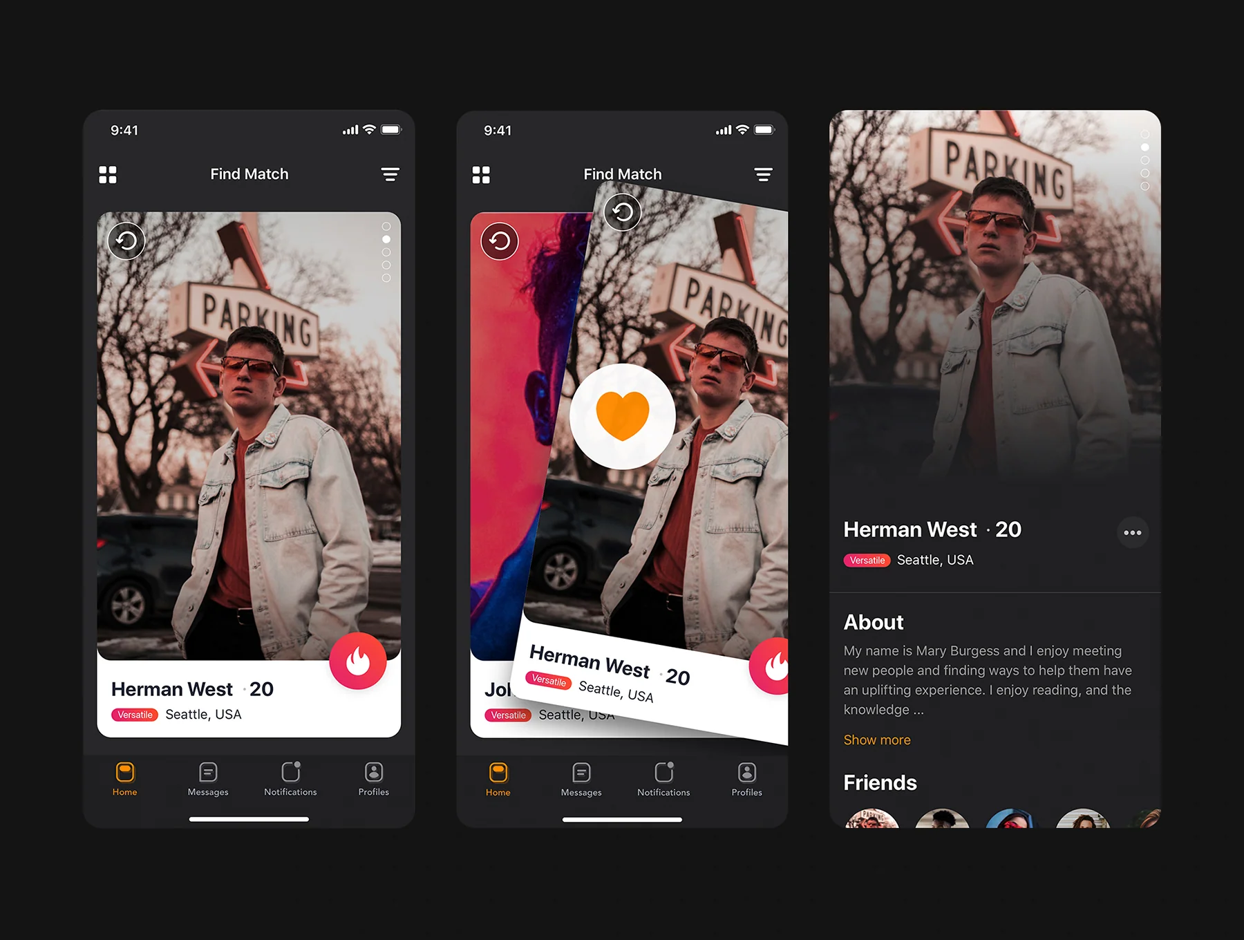 ManHunt - Dating app UI Kit 7