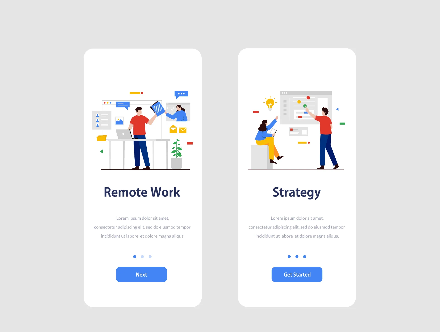 MANIK - Business strategy & Teamwork Illustration Pack 4