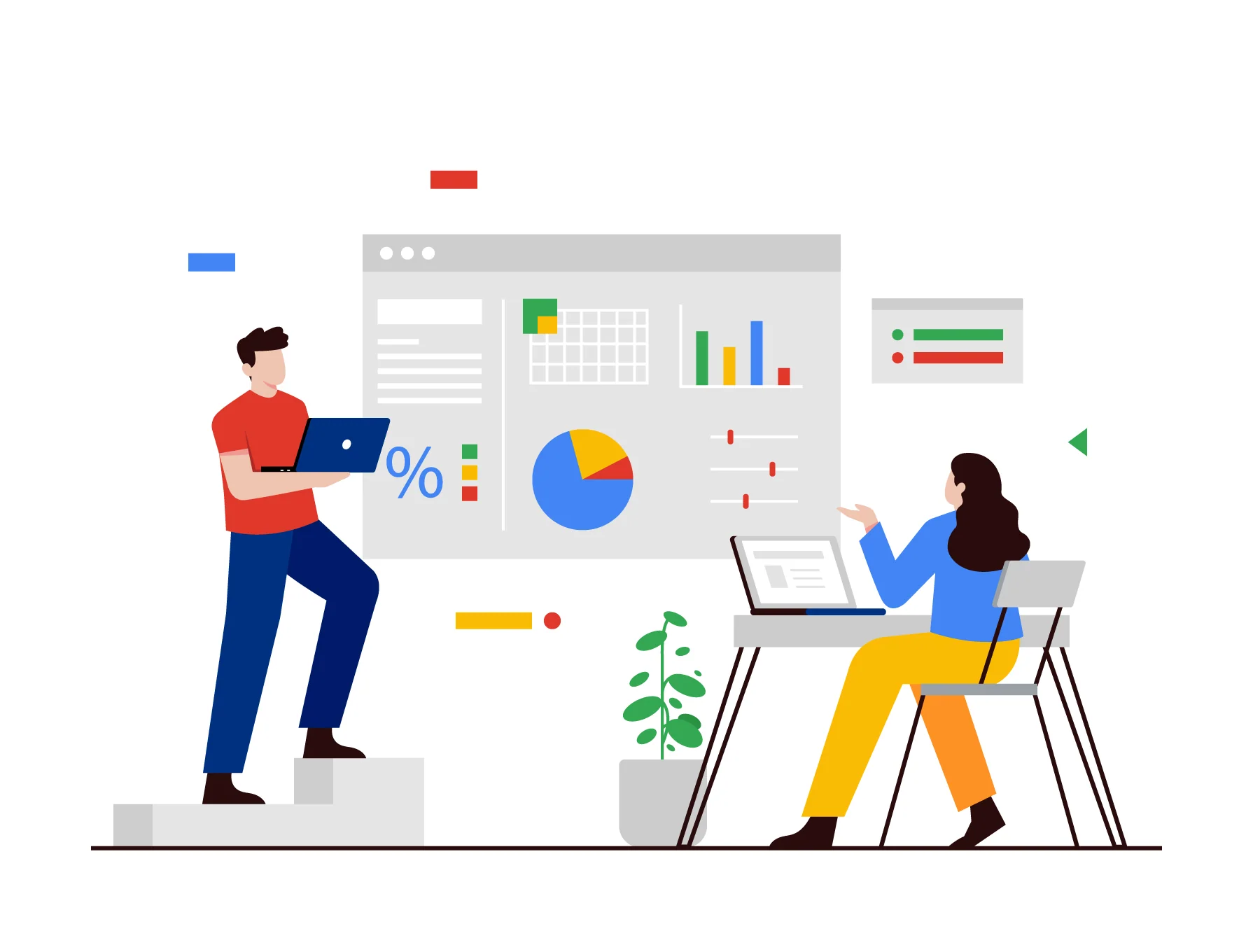 MANIK - Business strategy & Teamwork Illustration Pack 5