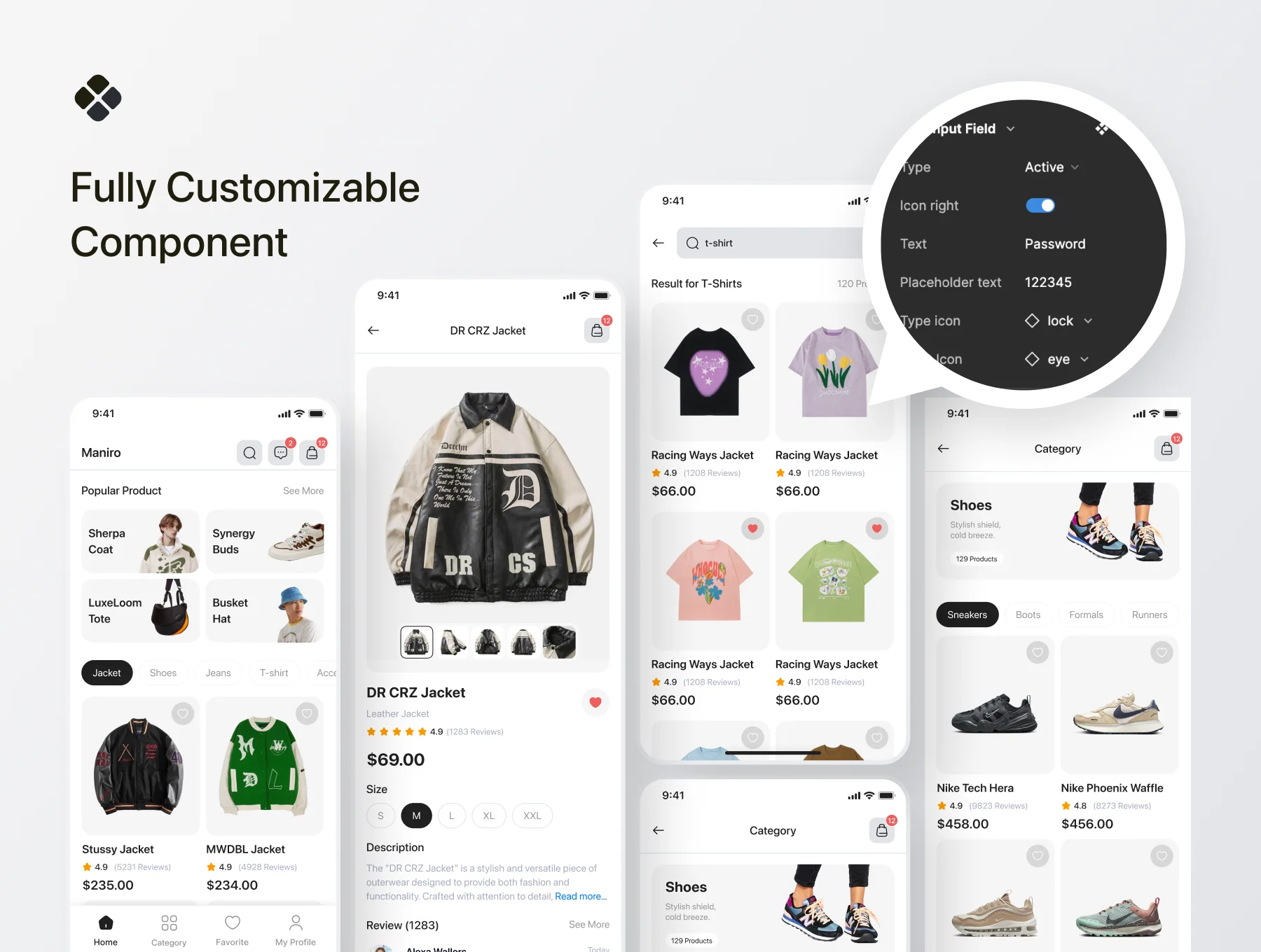 Maniro - Online shop Mobile UI Kit 2