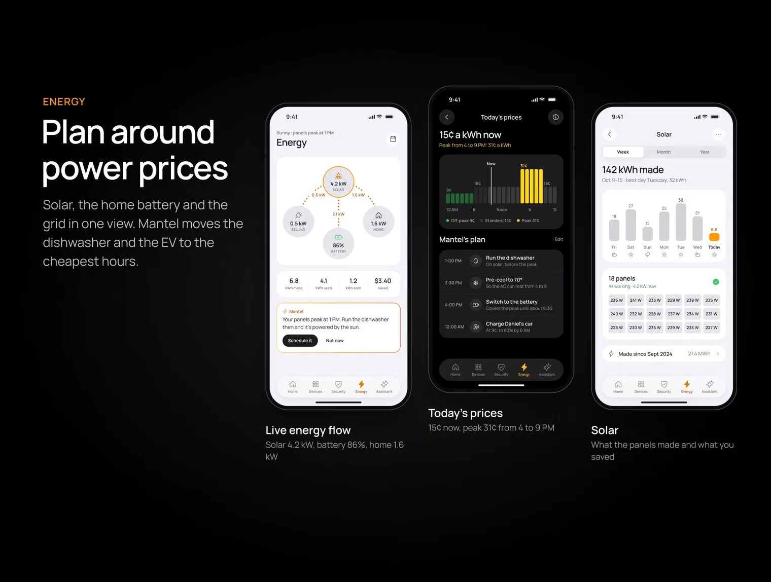 Mantel – AI Smart Home App UI Kit 7