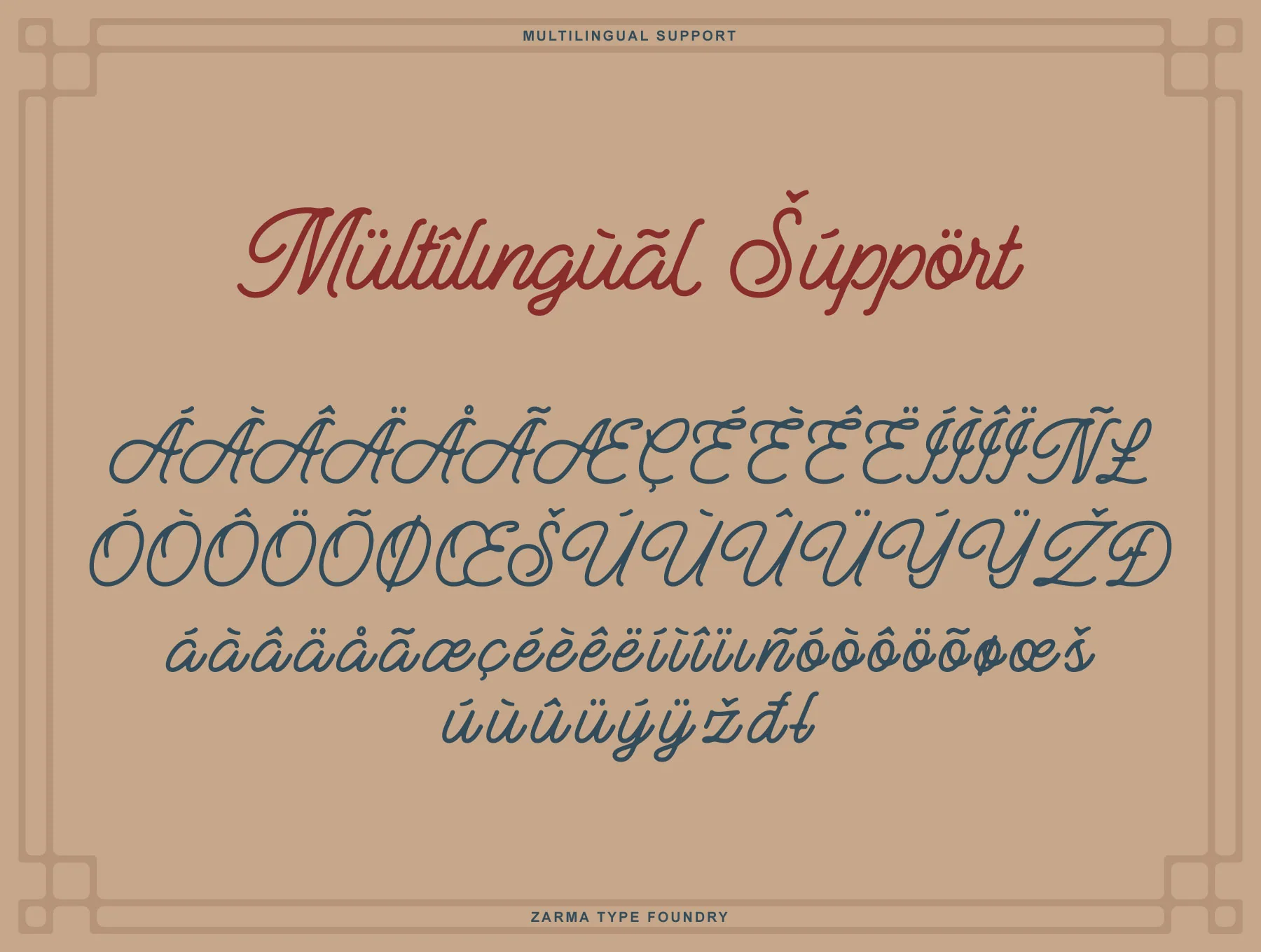 Manteman - Monoline Script Font 5