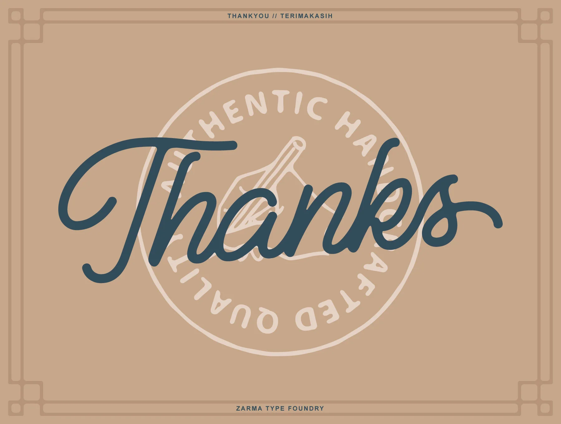 Manteman - Monoline Script Font 8