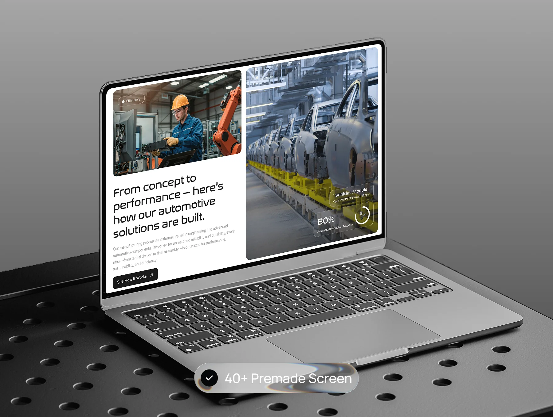 ManuFlex — Advanced Manufacturing & Industrial Website UI Kit 3