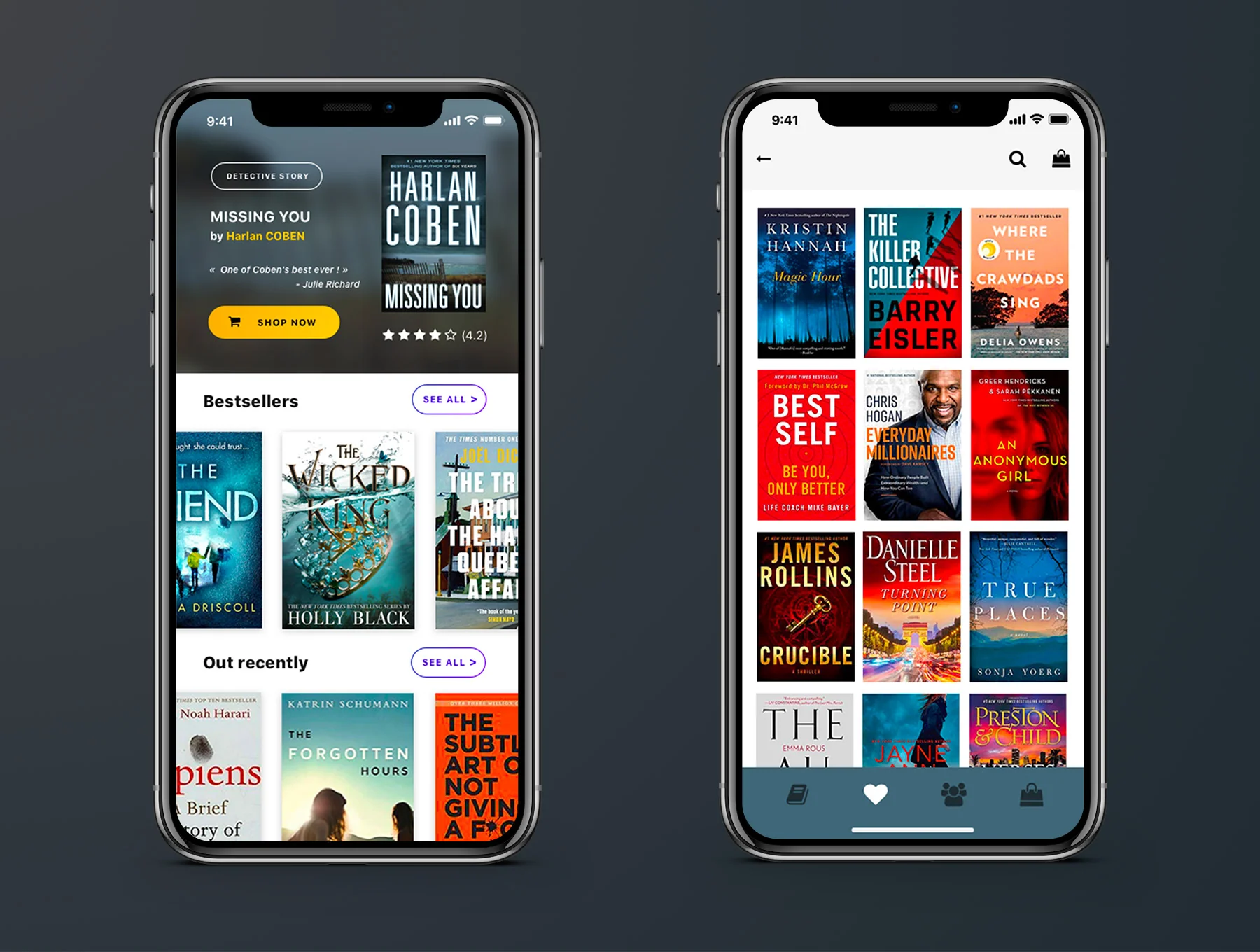 ManyBooks iOs UI Kit 2