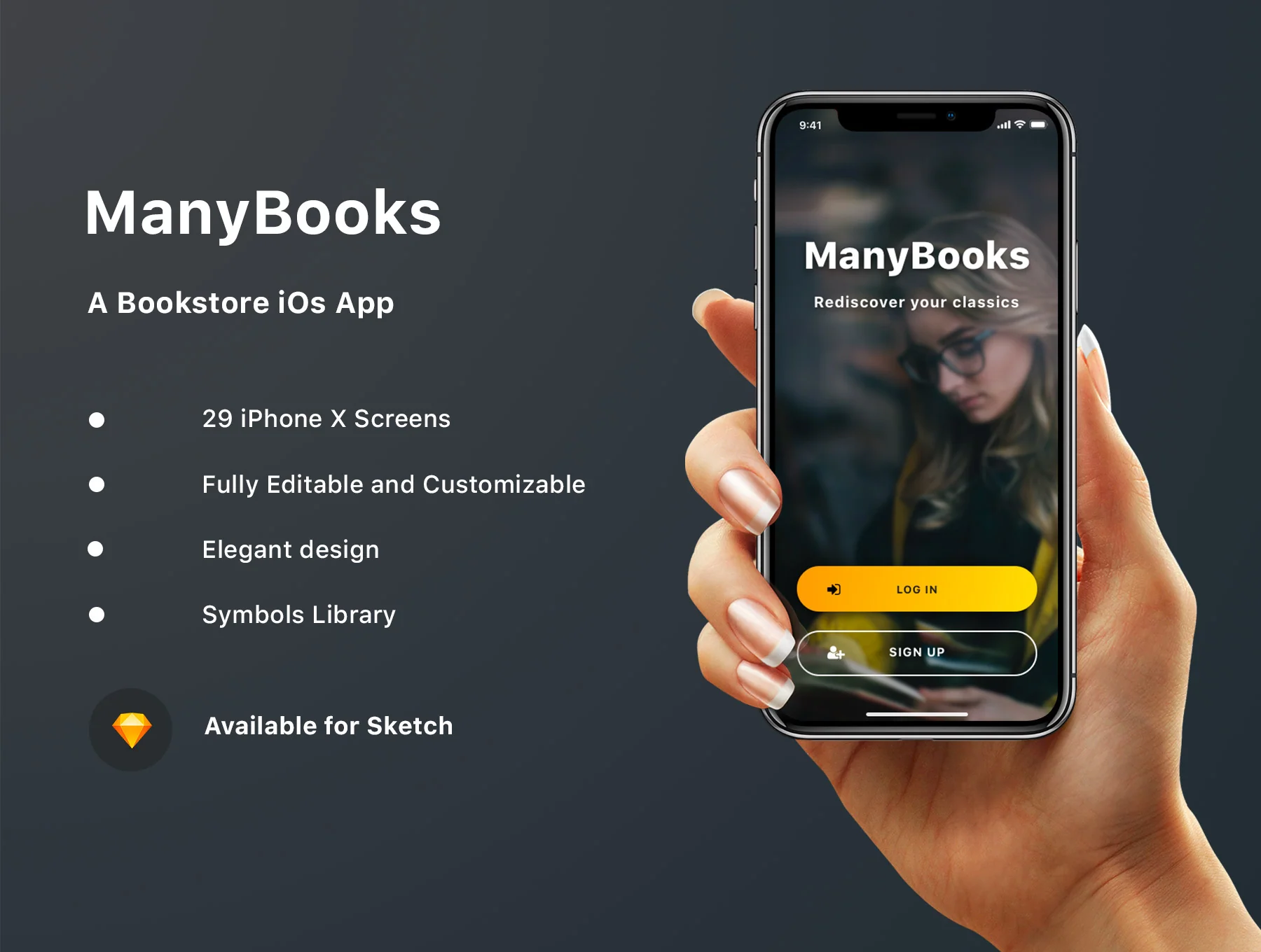 ManyBooks iOs UI Kit 6