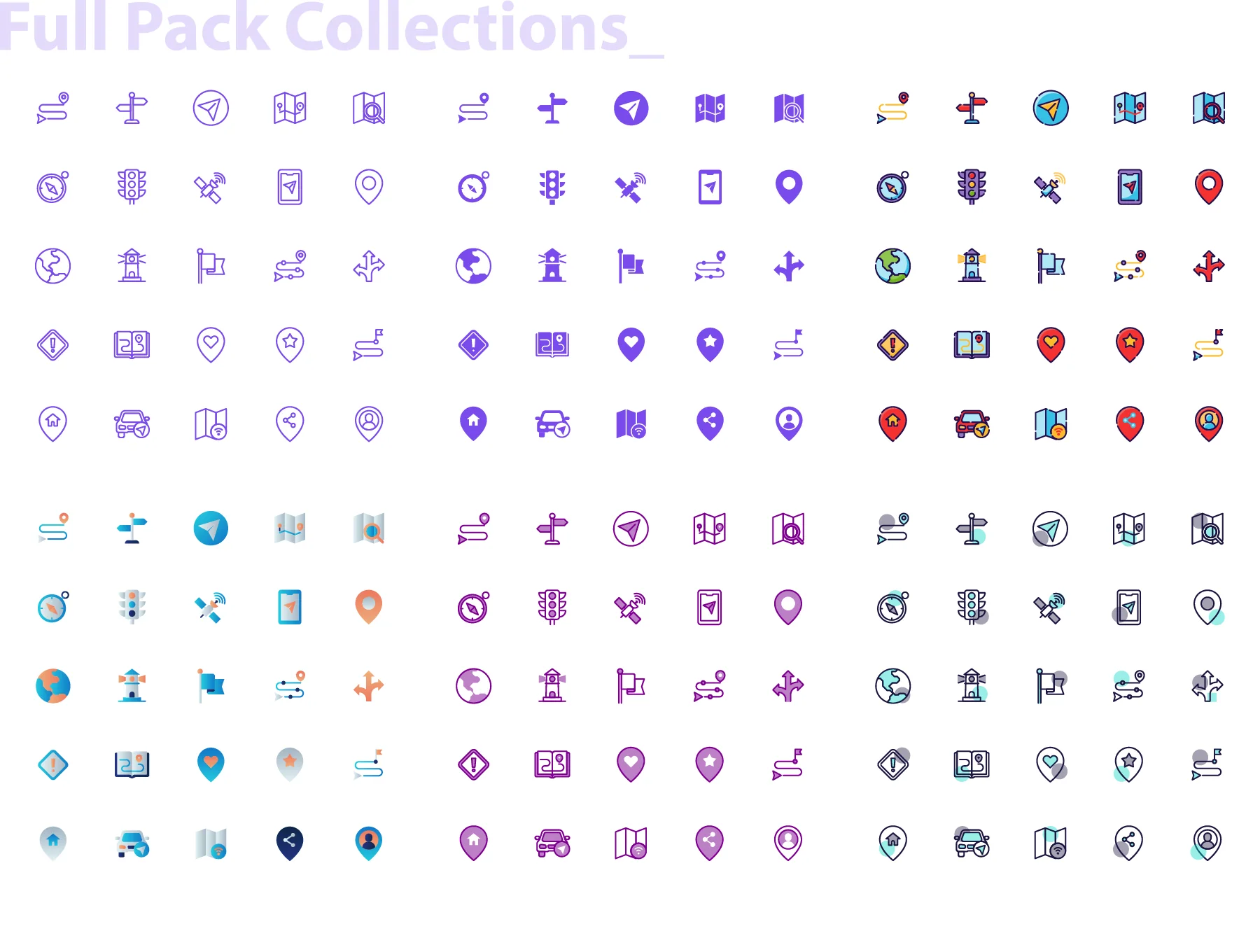 Map & Navigation Icons 6