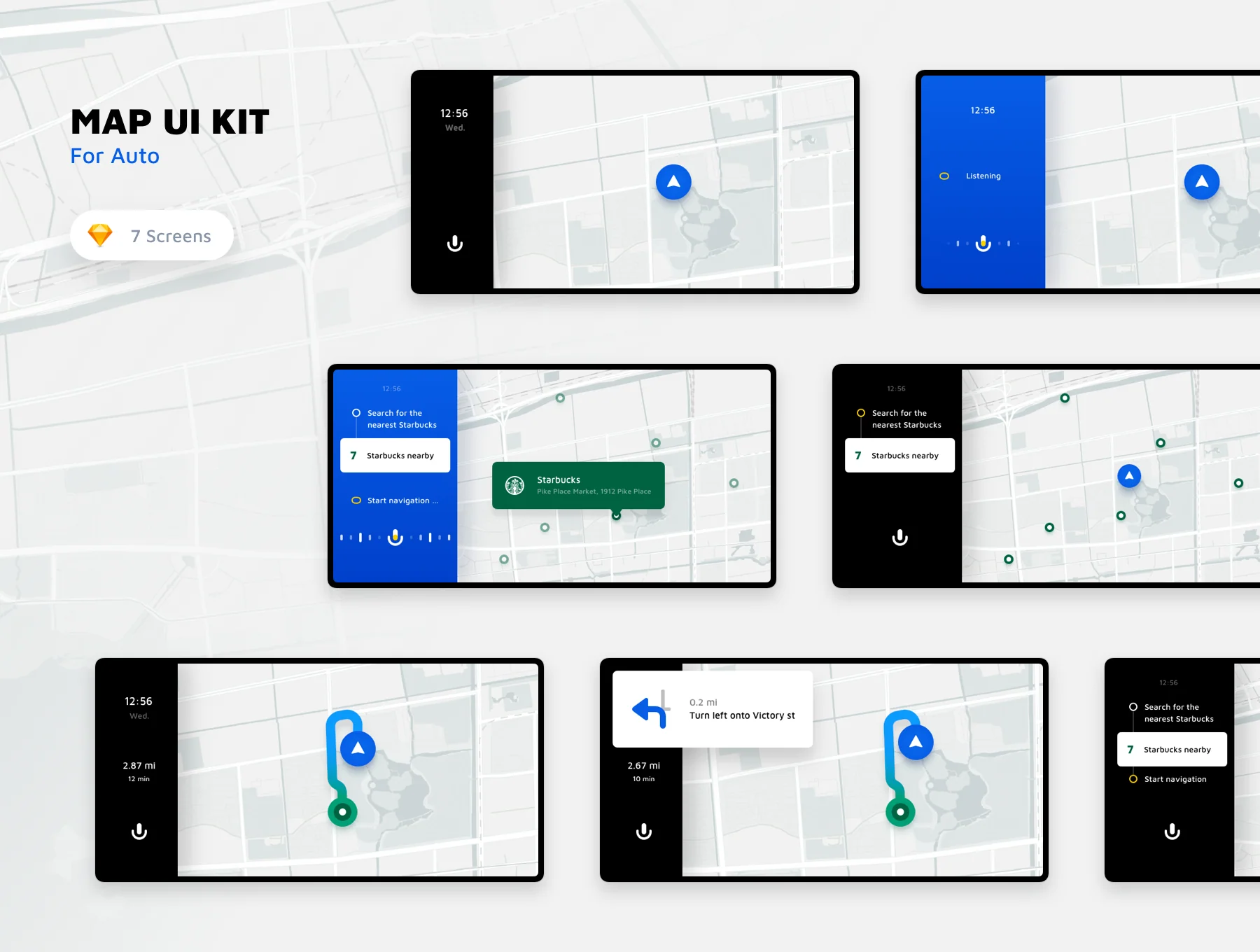 Map UI Kit 2
