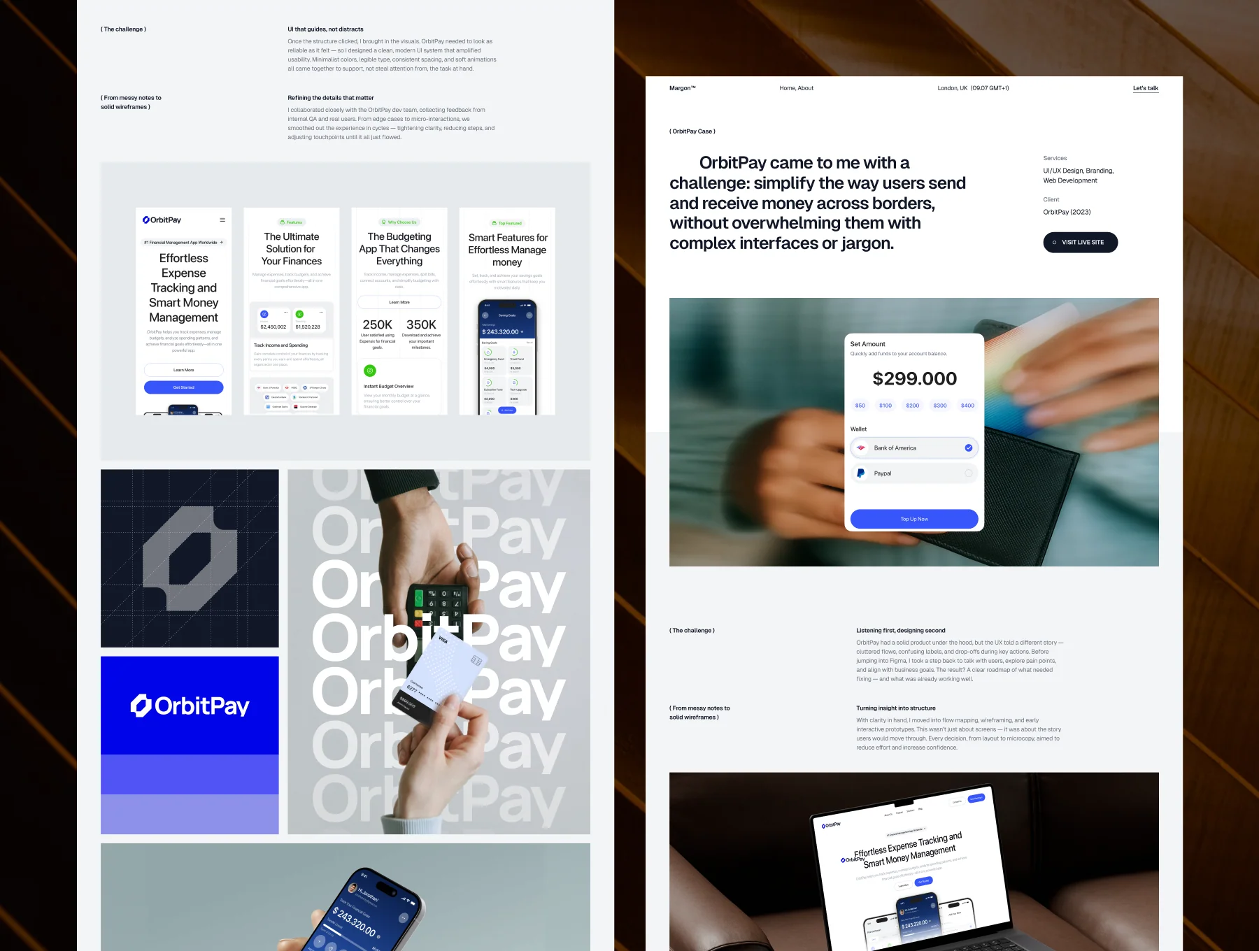 Margon - Designer Portfolio Website Design Template 3