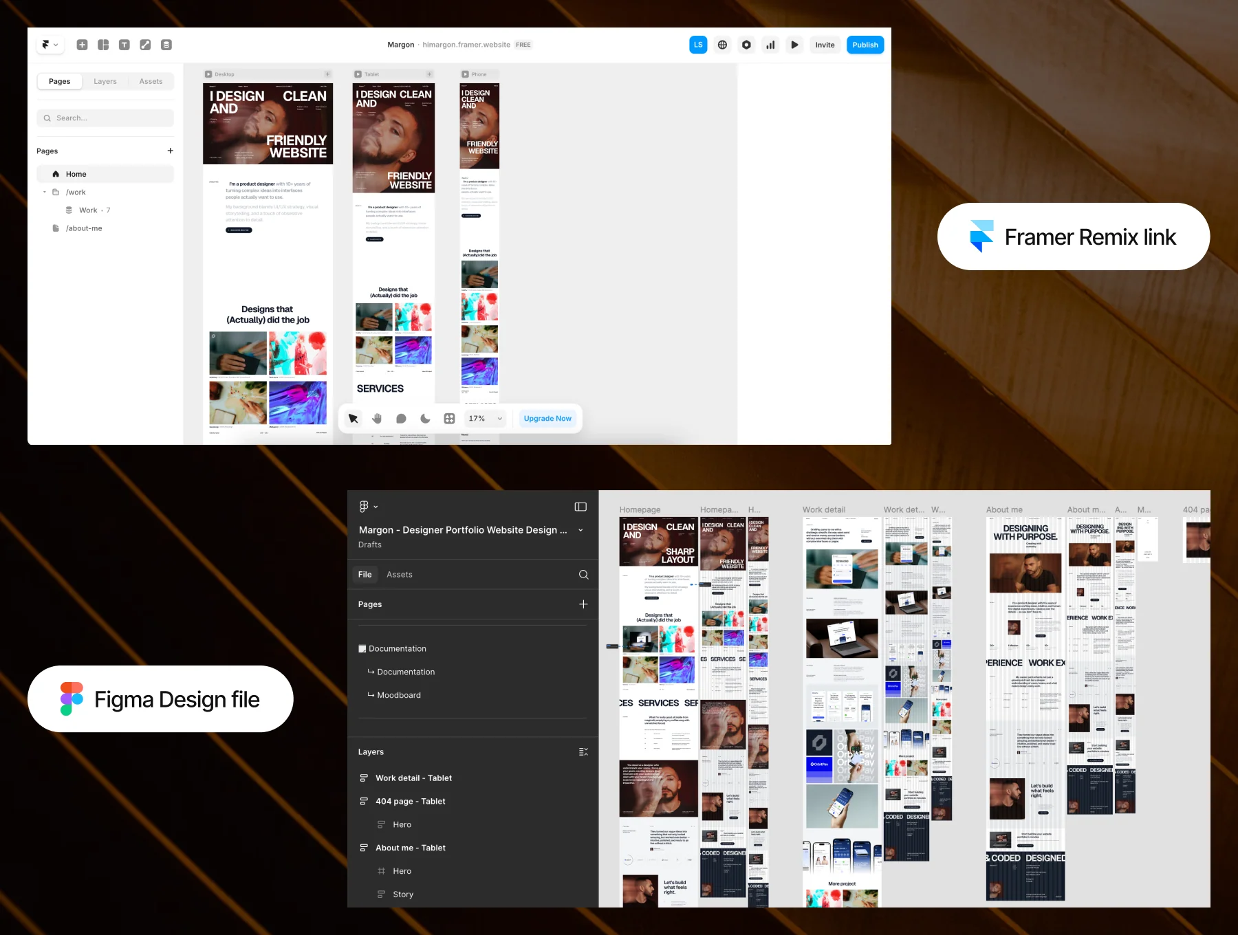Margon - Designer Portfolio Website Design Template 6