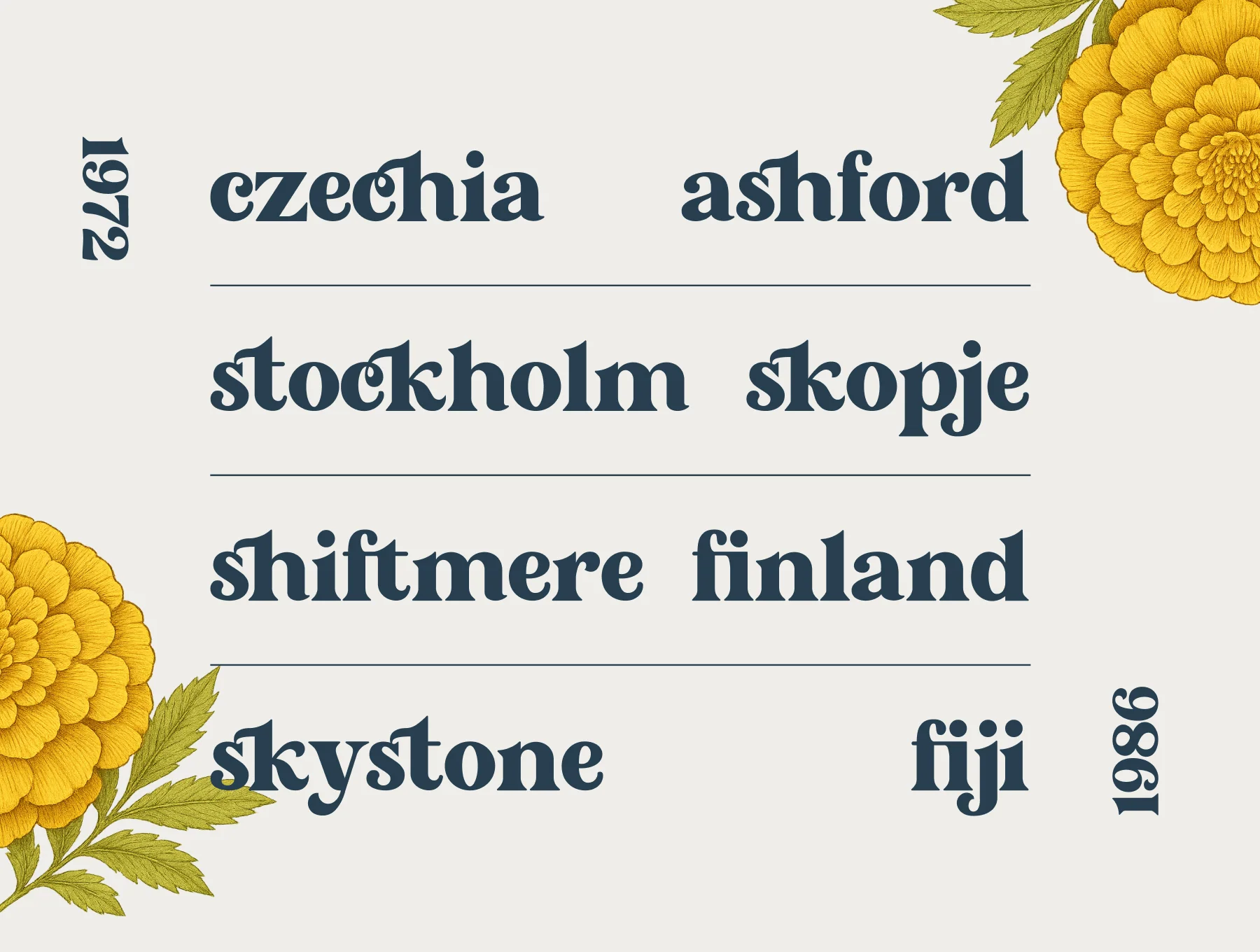 Marigold Magic - Vintage Serif Font 2