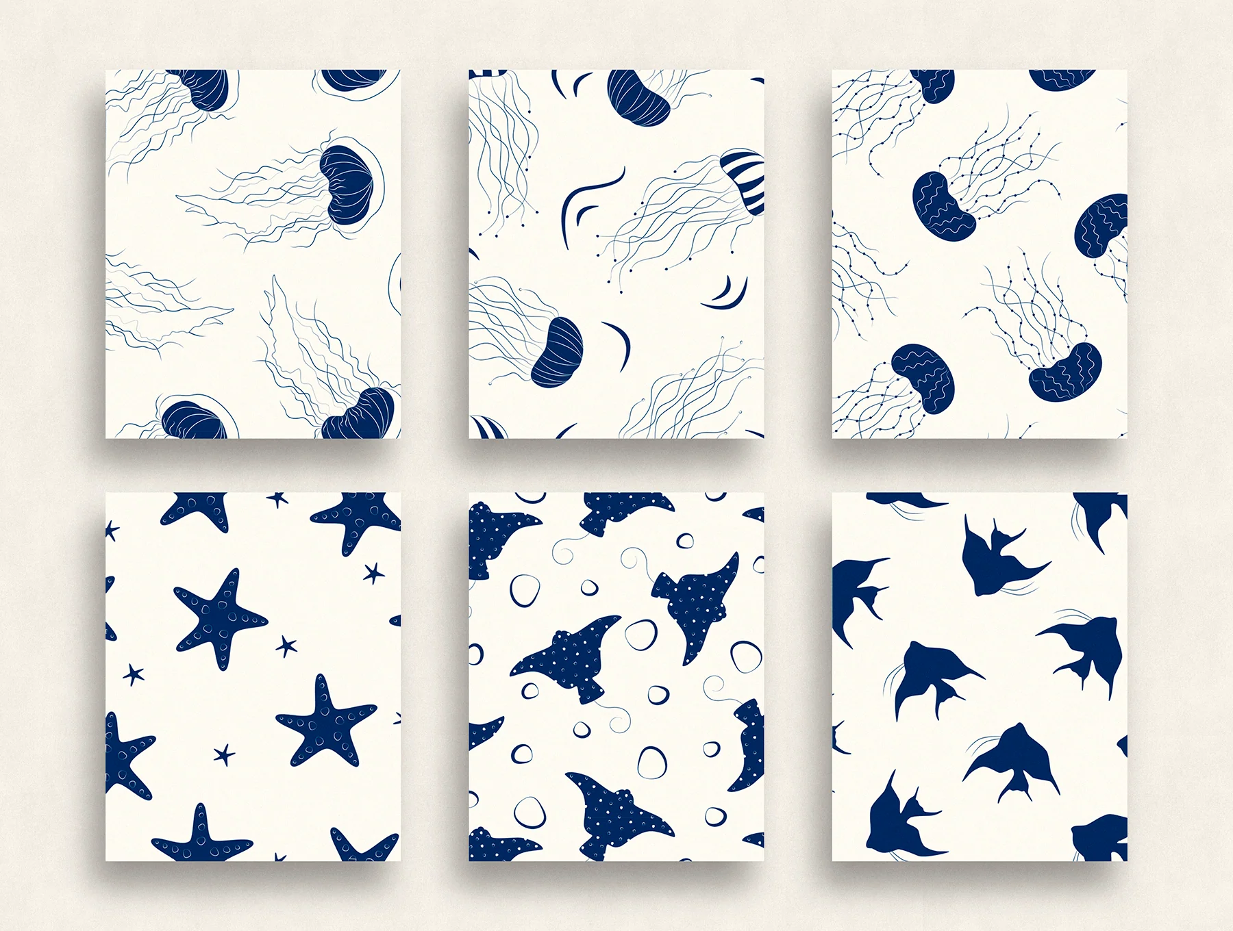 Marine Vector Patterns 10