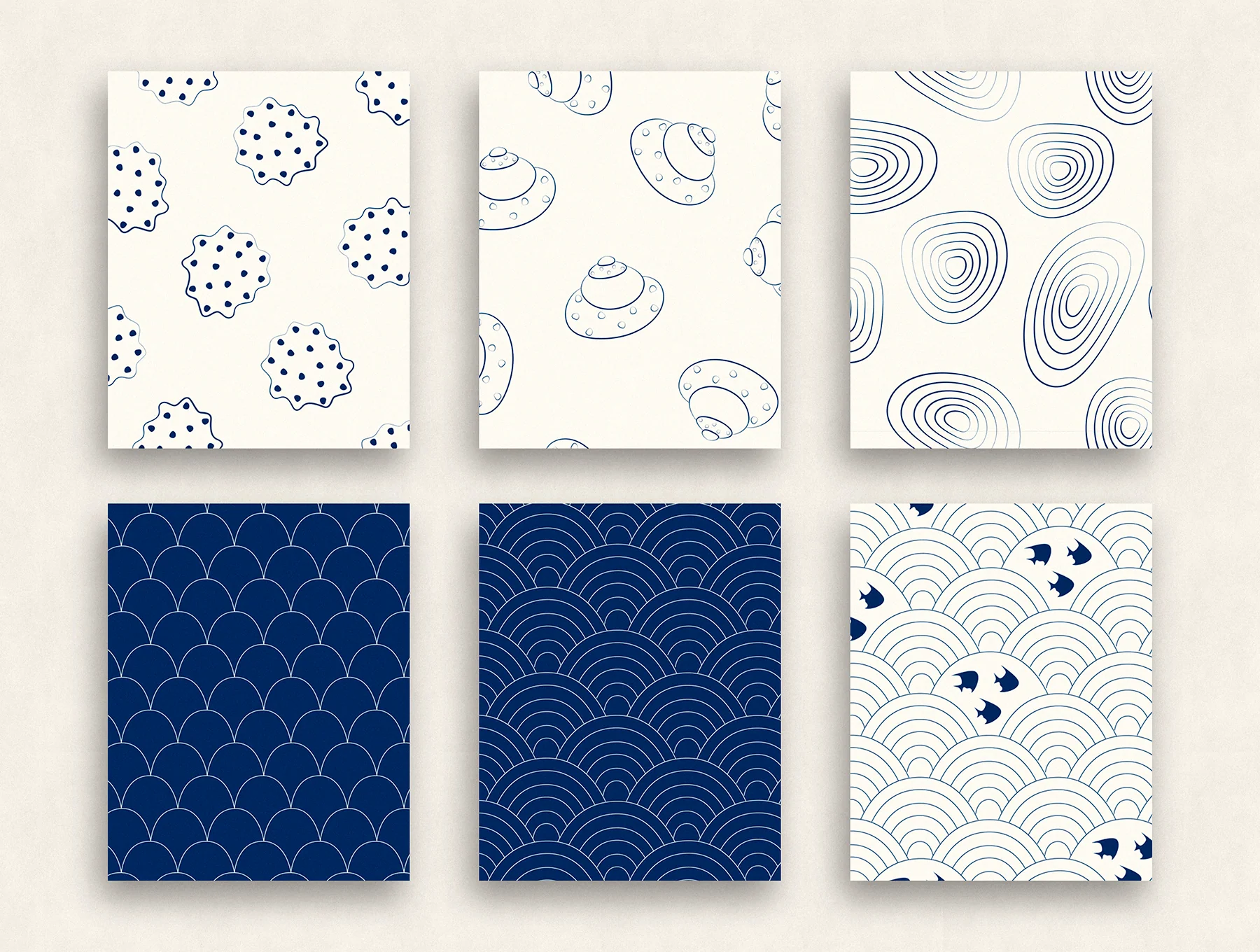 Marine Vector Patterns 4