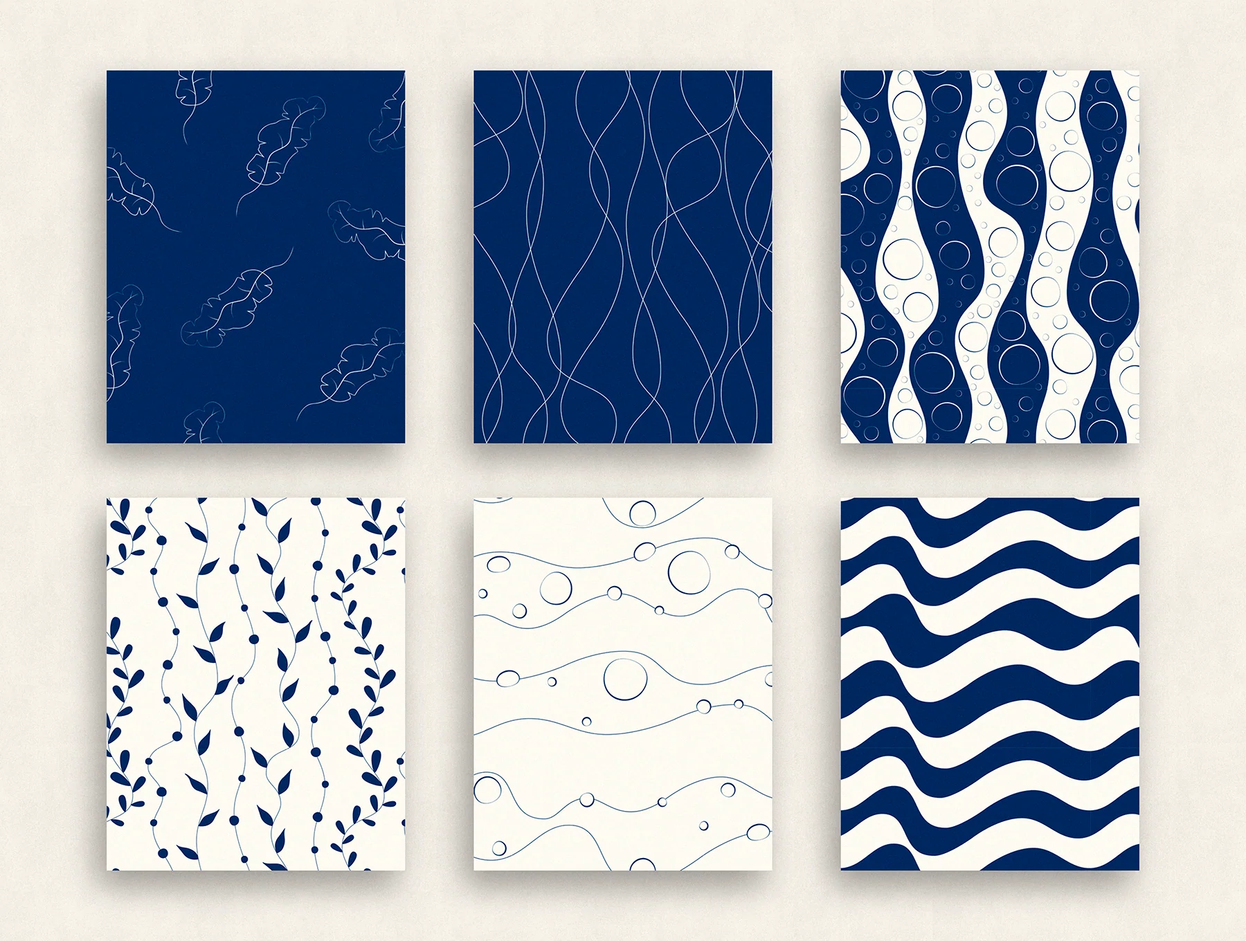 Marine Vector Patterns 6