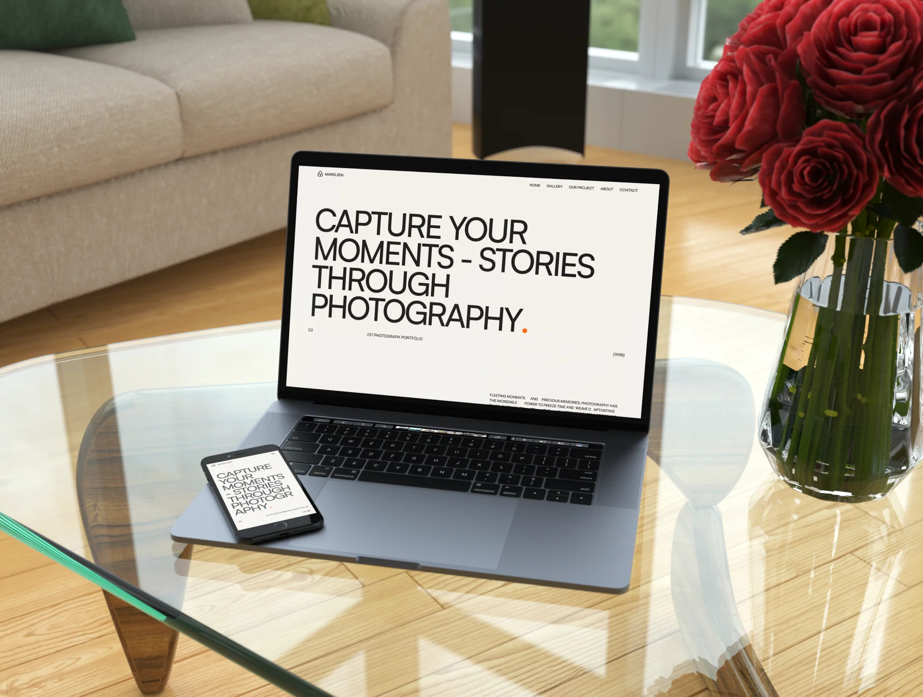 Mario Zen - Photographer Portfolio Website Template 5