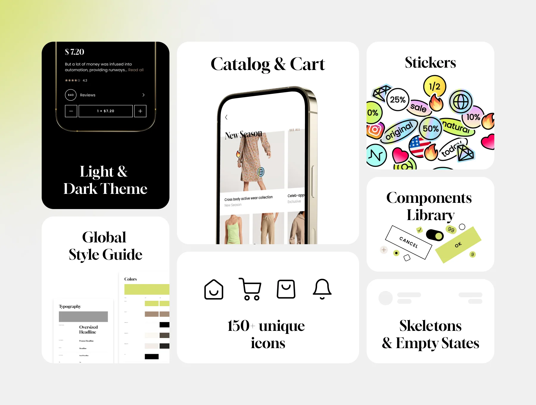 Mark Shopping App UI kit 4