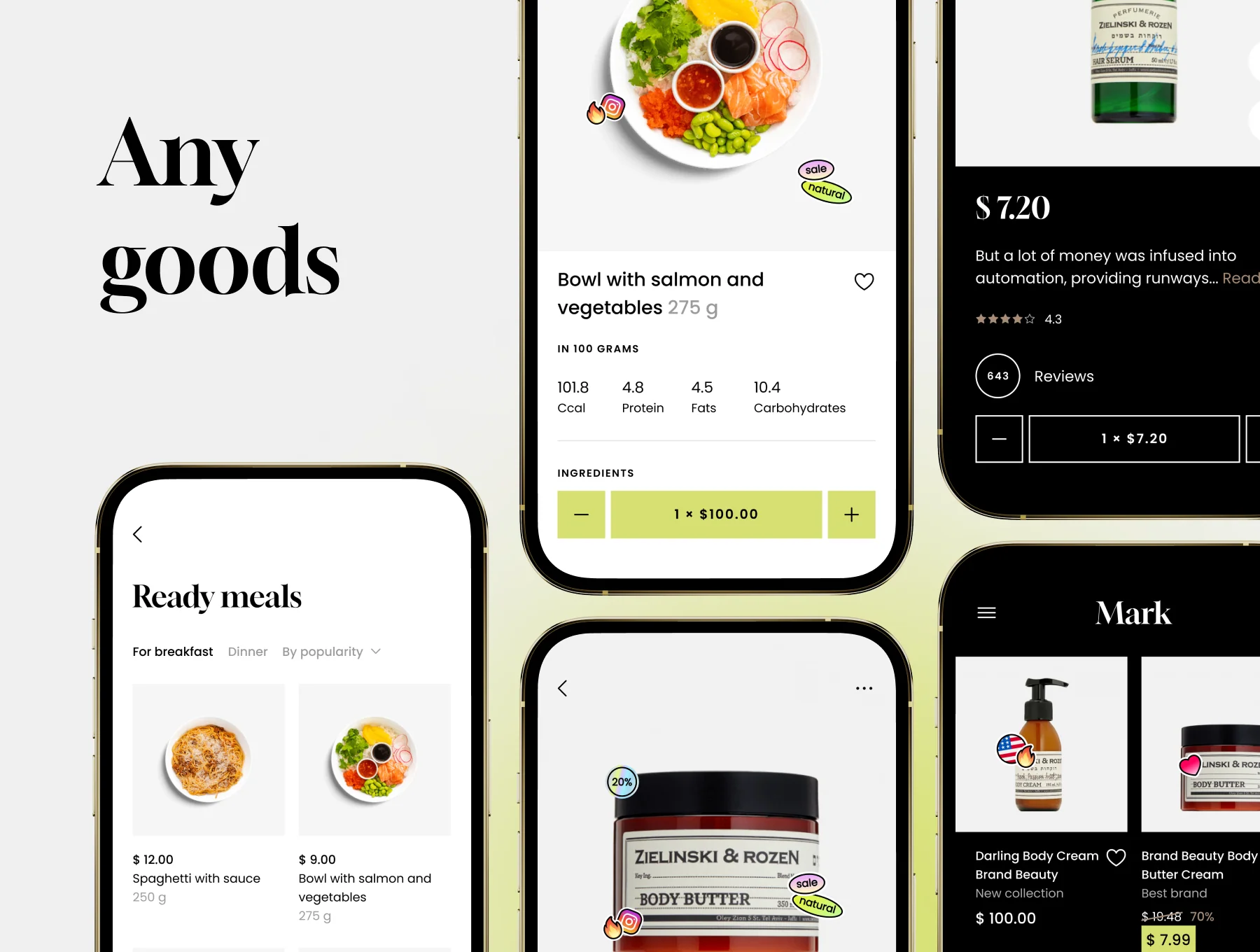 Mark Shopping App UI kit 6