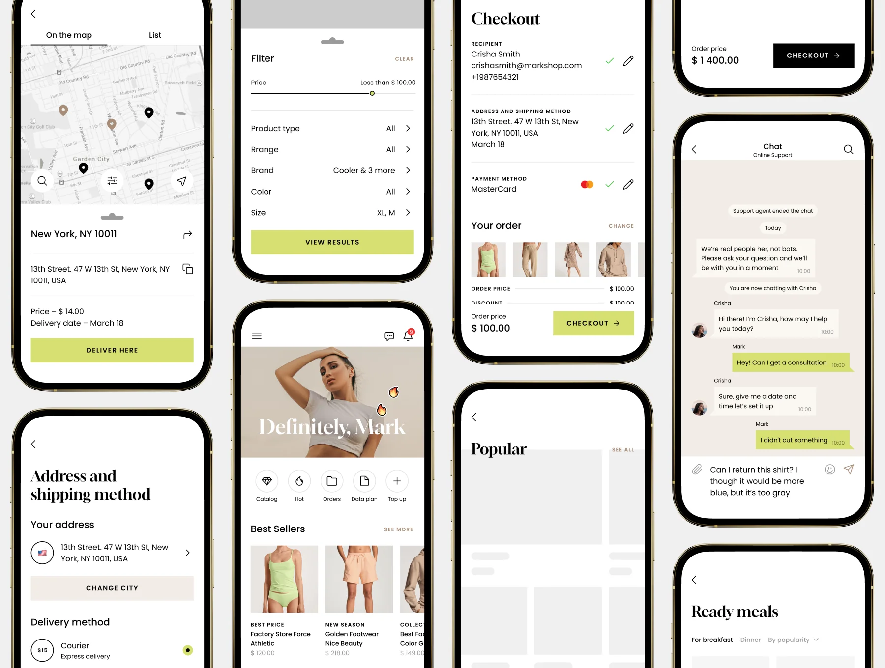 Mark Shopping App UI kit 7
