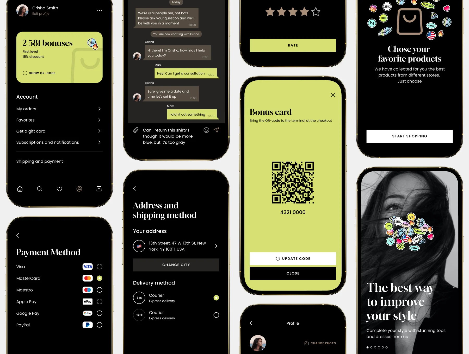 Mark Shopping App UI kit 8